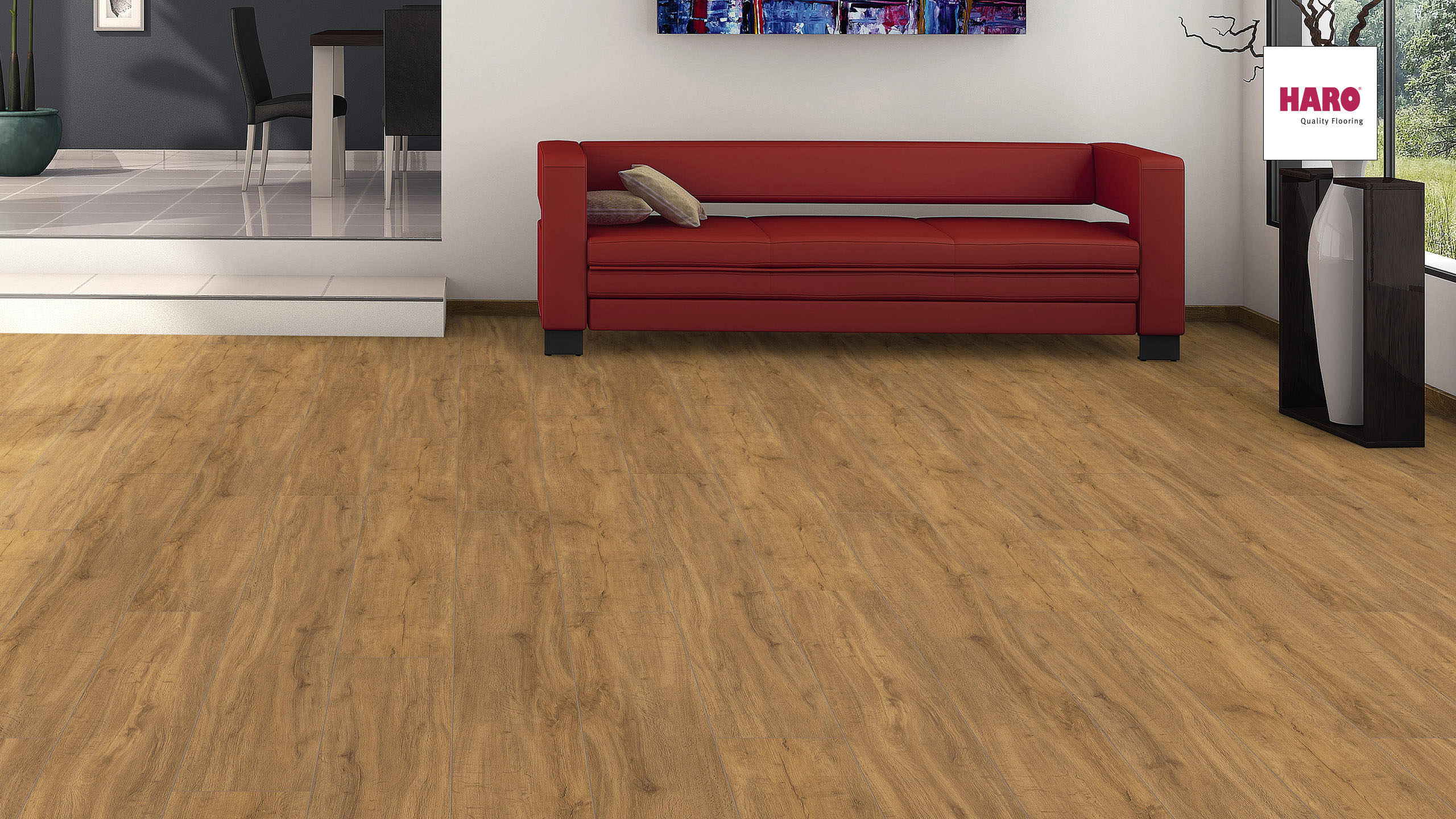 HARO Designboden Bergeiche Landhausdiele XL | DISANO Classic Aqua | 2. Wahl | 23,5 m²-4018427404895