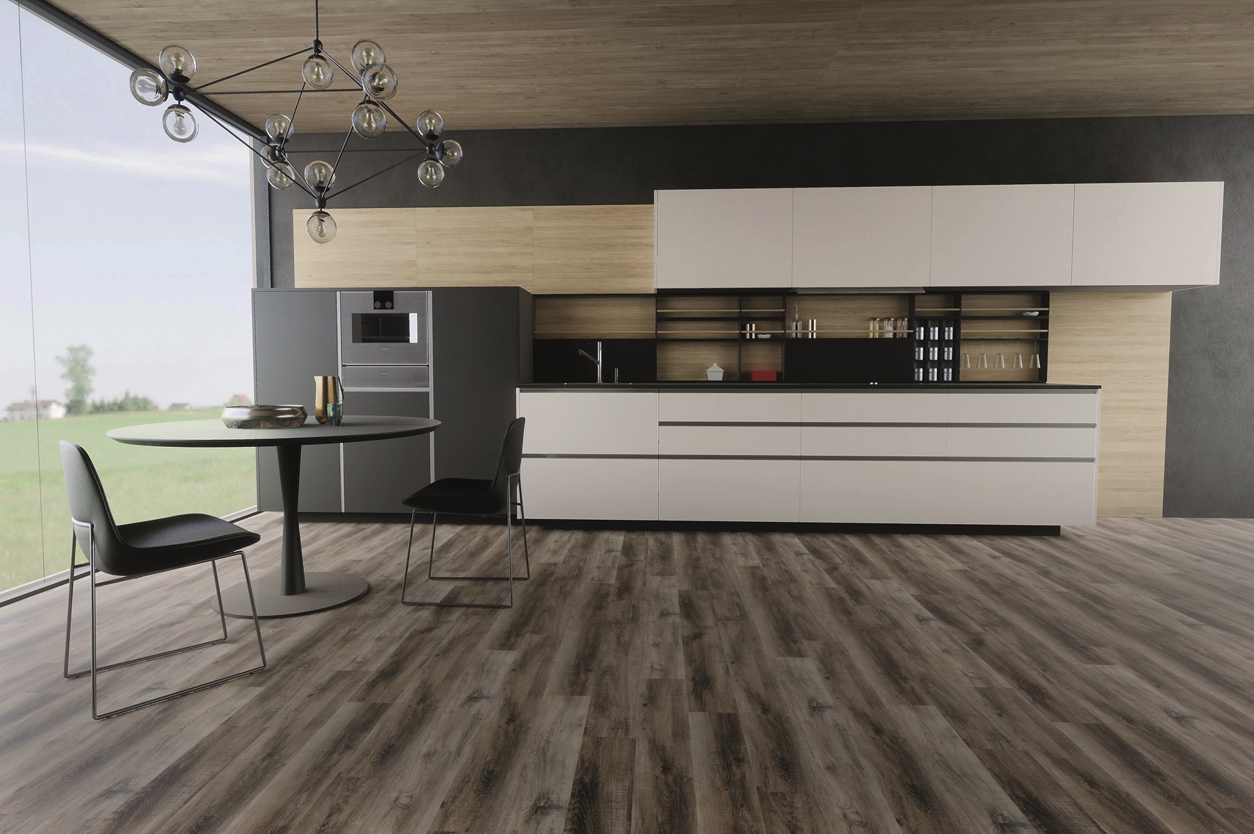 CHECK Vinylboden 2503 Ladeburg Eiche Landhausdiele 4-seitige Fase | Comfort Collection-4250055111732