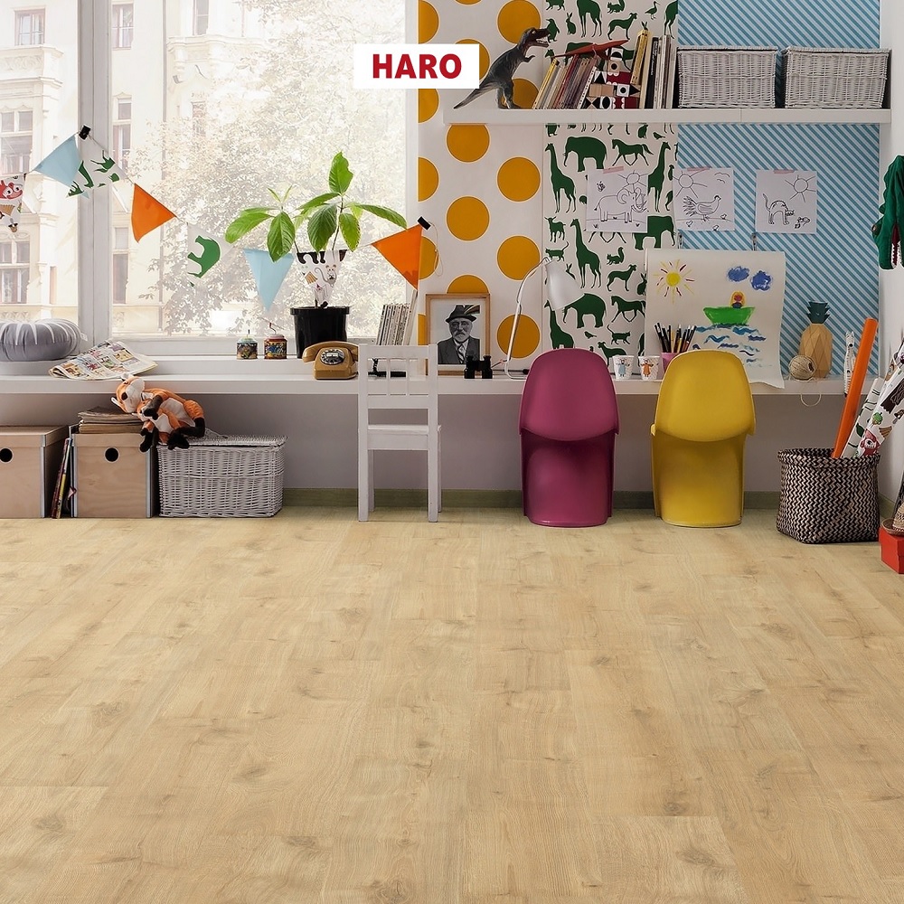HARO Laminat Eiche Siena puro soft matt Landhausdiele 4V | Sonderedition Living-4018427438944