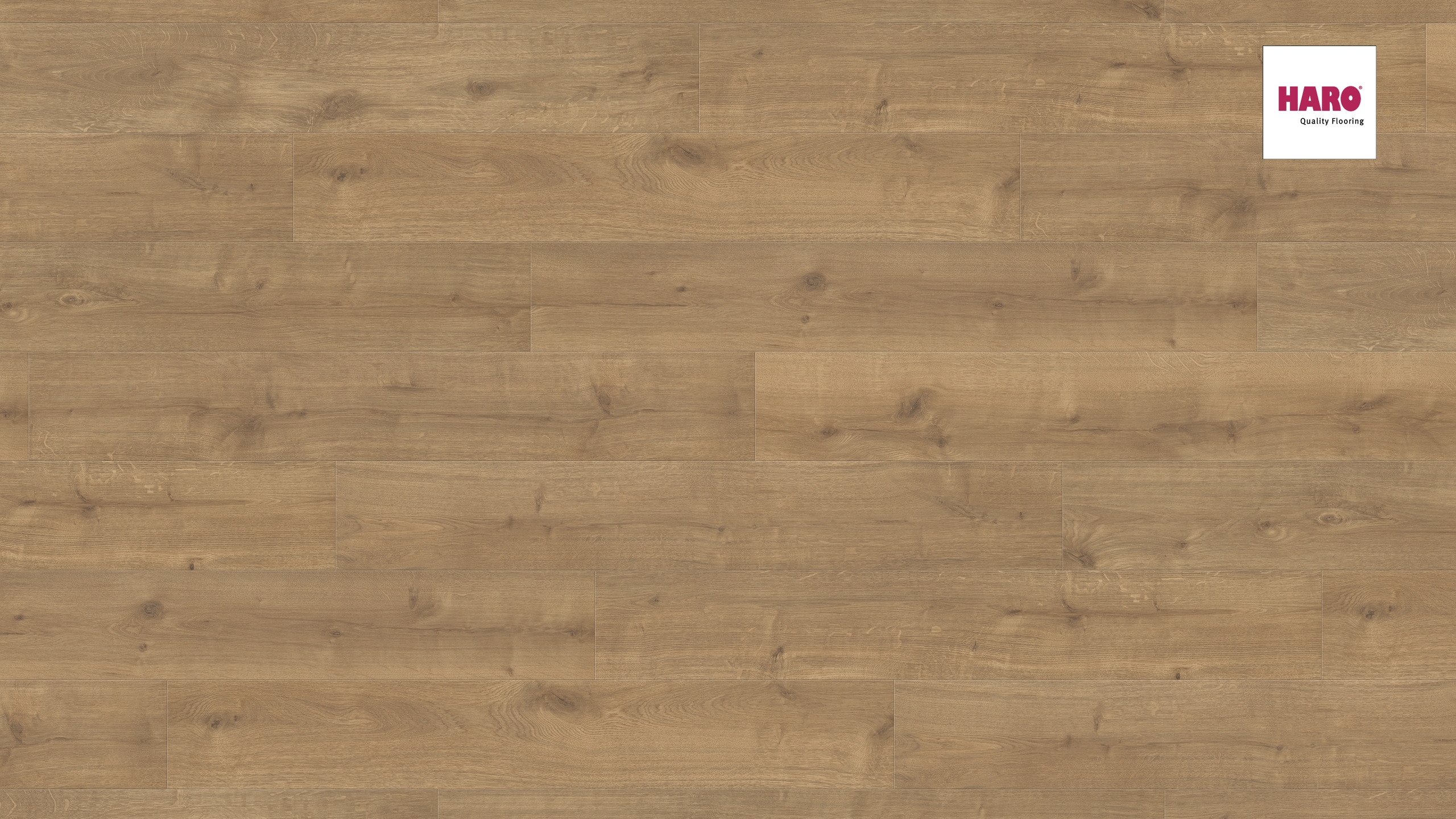 HARO Laminat Eiche Savona natur soft matt Landhausdiele 4V | Tritty 90 | 2.Wahl | 21 m²-4018427447915