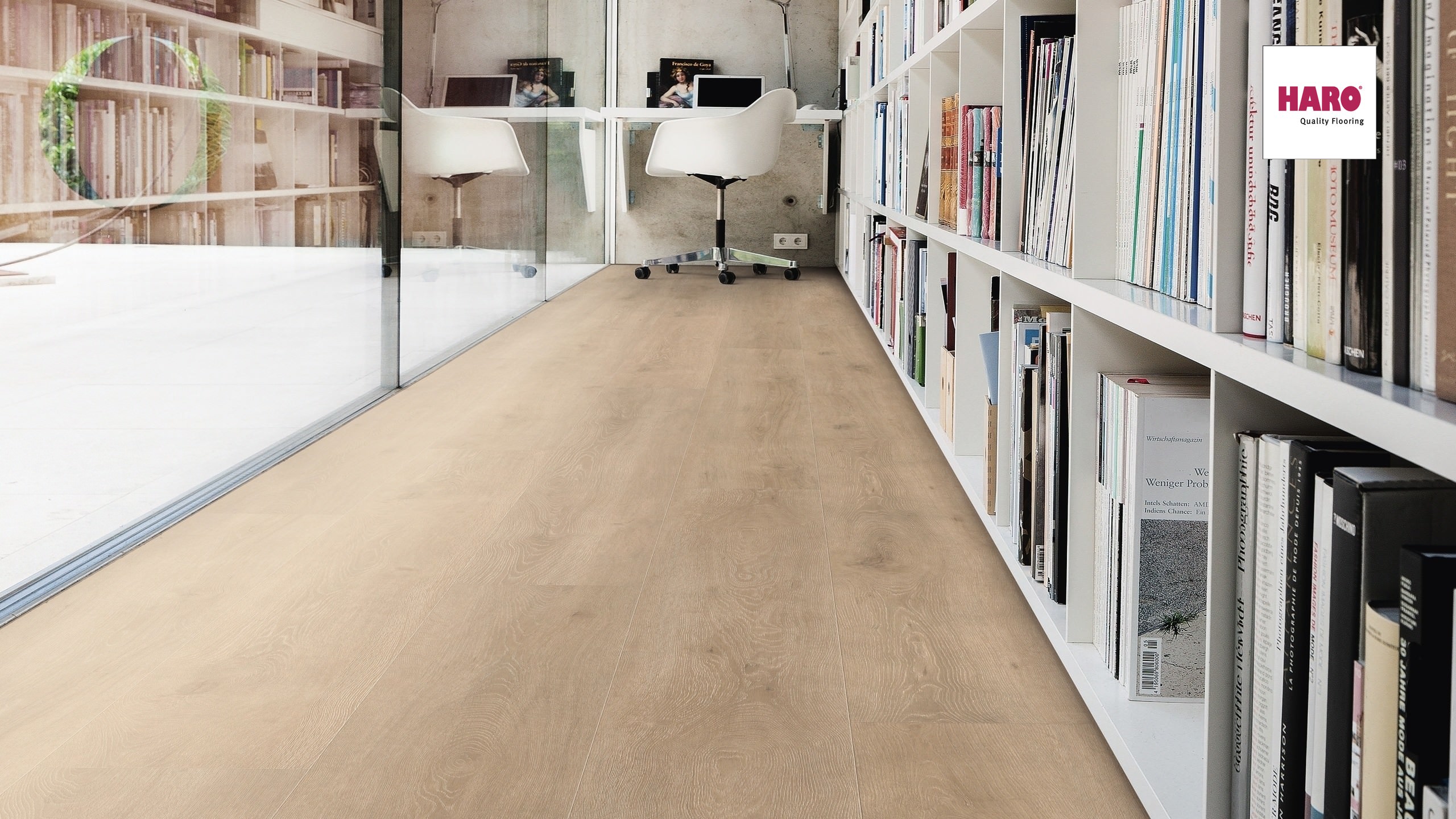 HARO Laminat Eiche Veneto crema authentic Landhausdiele 4V | Tritty 100 Gran Via | 2.Wahl-4018427400255