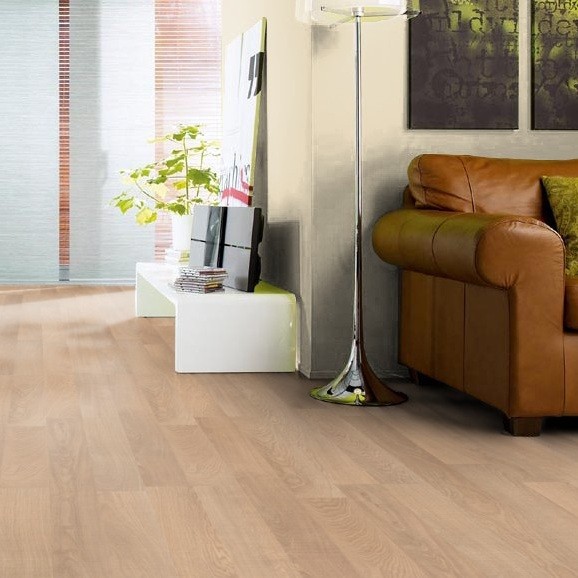HARO Laminat Eiche hell sägerau 2-Stab | Tritty 100 | 31 m²-4018427319328