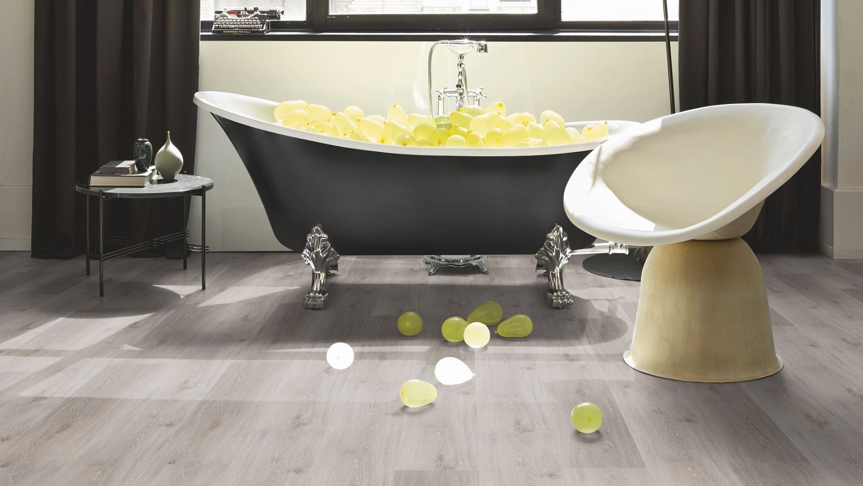 PARADOR Vinylboden Eiche grau geweißt Landhausdiele Gebürstete Struktur | Basic 4.3-4014809170143