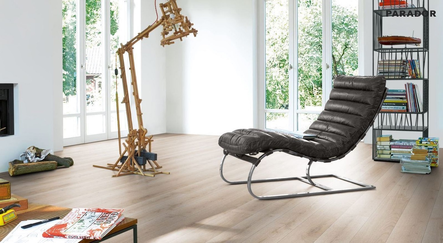 PARADOR Parkett Eiche Landhausdiele lackversiegelt matt weiß Weißpore | Basic 11-5 | 23 m²-4014809170679 PARADOR Parkett Eiche Landhausdiele lackversiegelt matt weiß Weißpore | Basic 11-5 | 23 m²-4014809170679