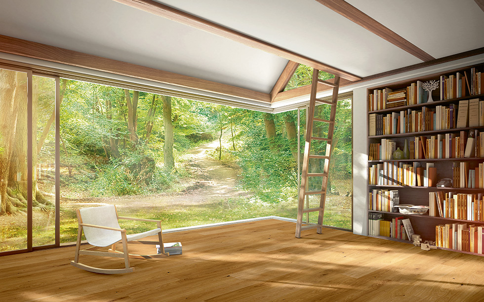 PARADOR Parkett Eiche Natur Landhausdiele 4-seitige V-Fuge unbehandelt | 2. Wahl | 28 m²-#