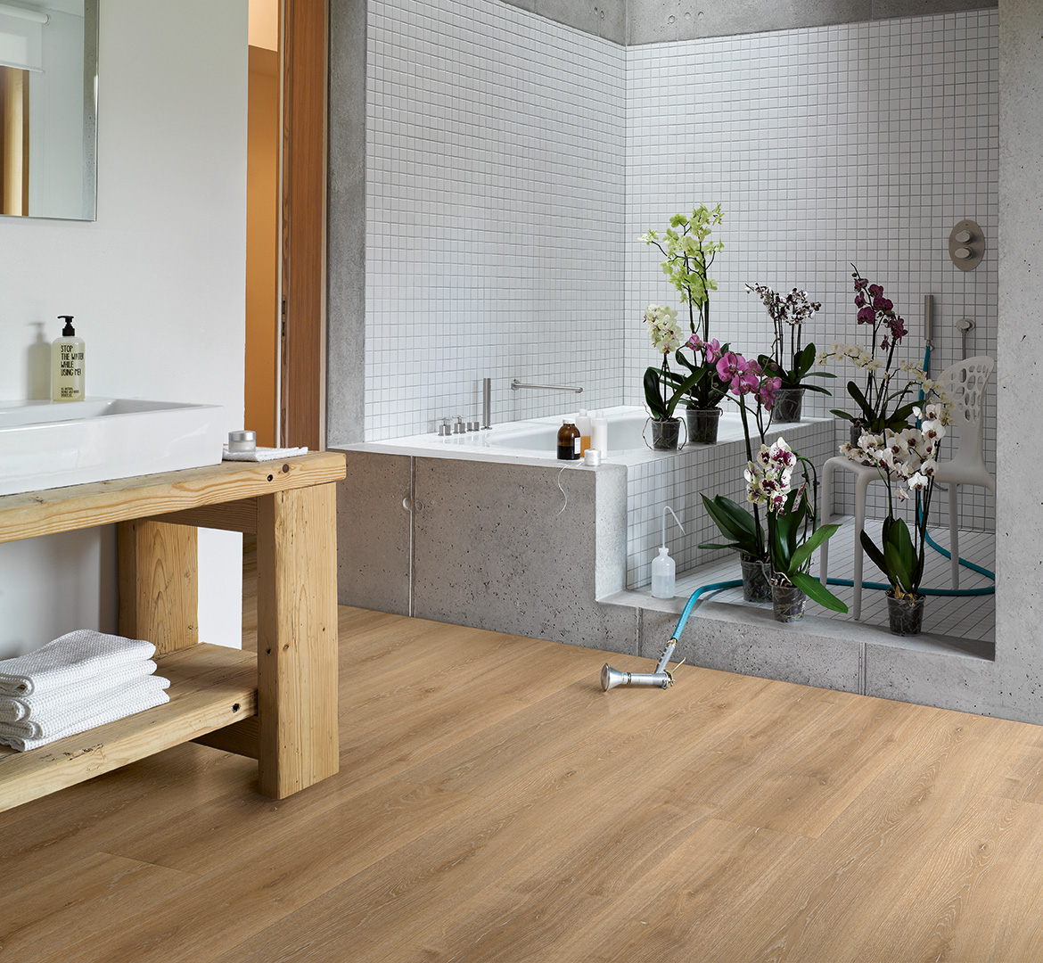 PARADOR Vinylboden Eiche Royal hell gekälkt Landhausdiele 4-seitige Fase | Classic 2070 | 2. Wahl-4014809237495