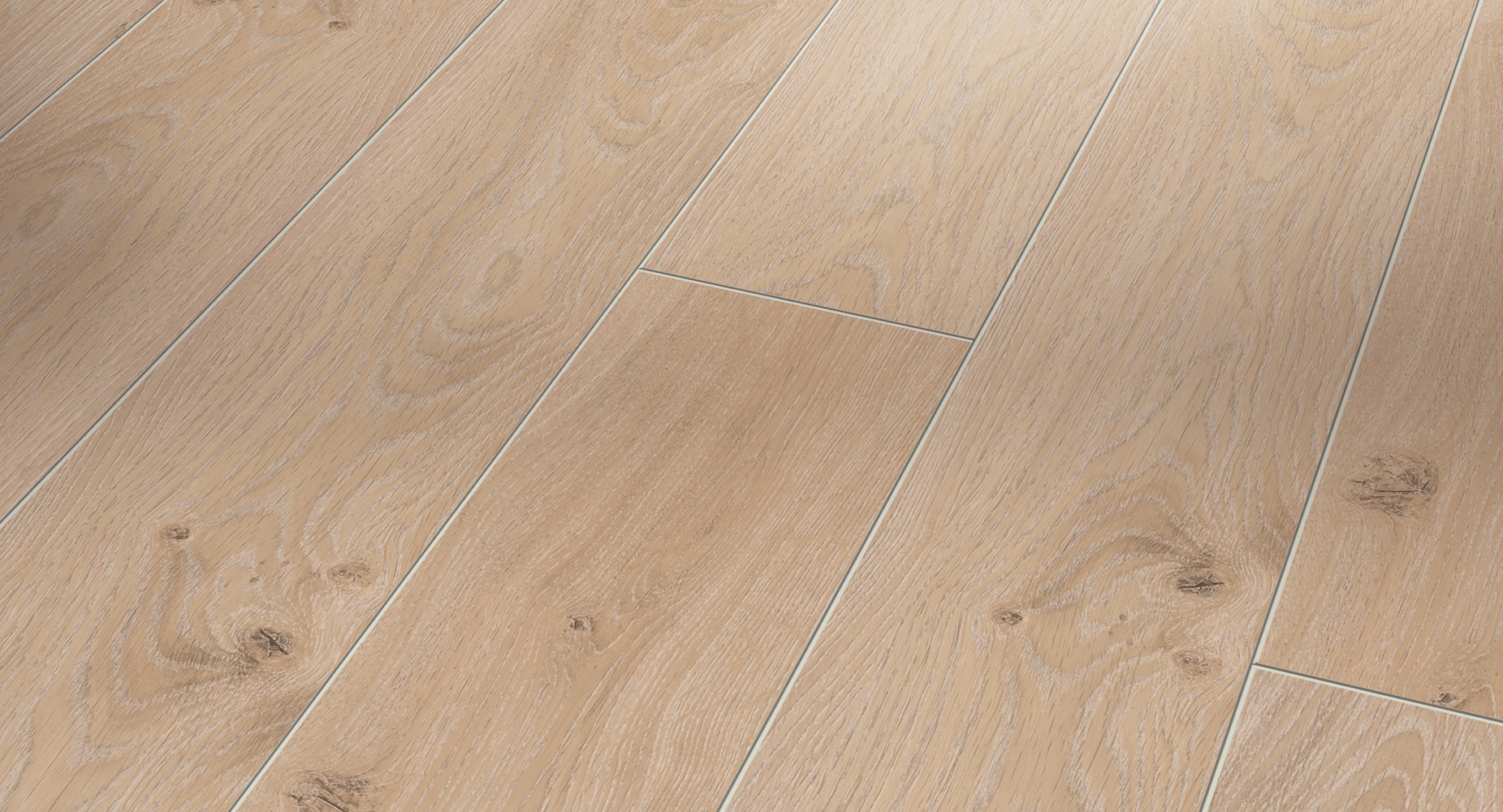 PARADOR Laminat Eiche Tradition gekälkt Landhausdiele 4-seitige V-Fuge | Classic 1050 | 19,5 m²-4014809172529