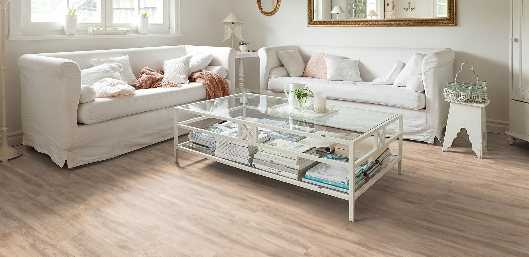 HARO Laminat Sunny Oak Landhausdiele 4V Pore rustikal | Living | 19 m²-4018427366735