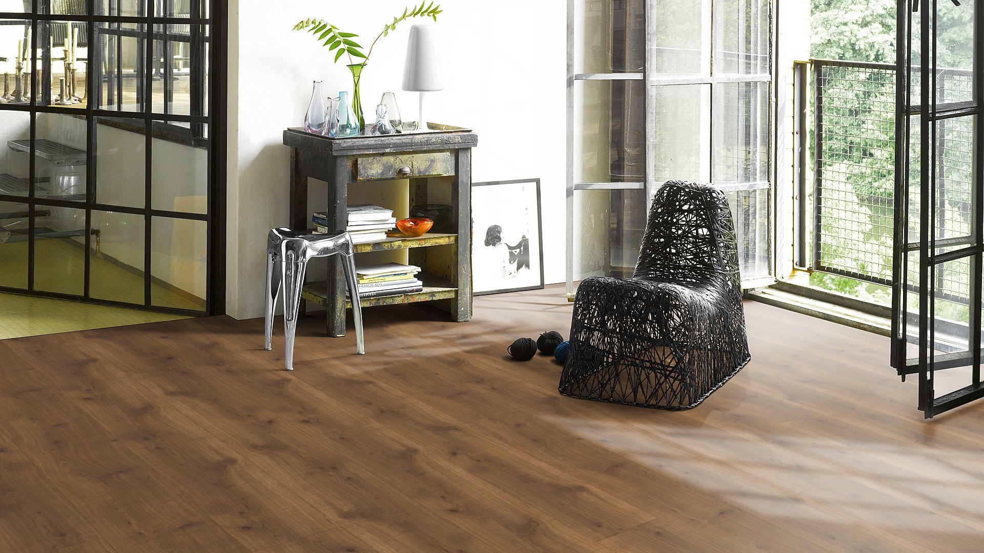 PARADOR Laminat Blockhaus Eiche Landhausdiele 4-seitige V-Fuge | Trendtime 6 | 10 m²-4014809150794 PARADOR Laminat Blockhaus Eiche Landhausdiele 4-seitige V-Fuge | Trendtime 6 | 10 m²-4014809150794