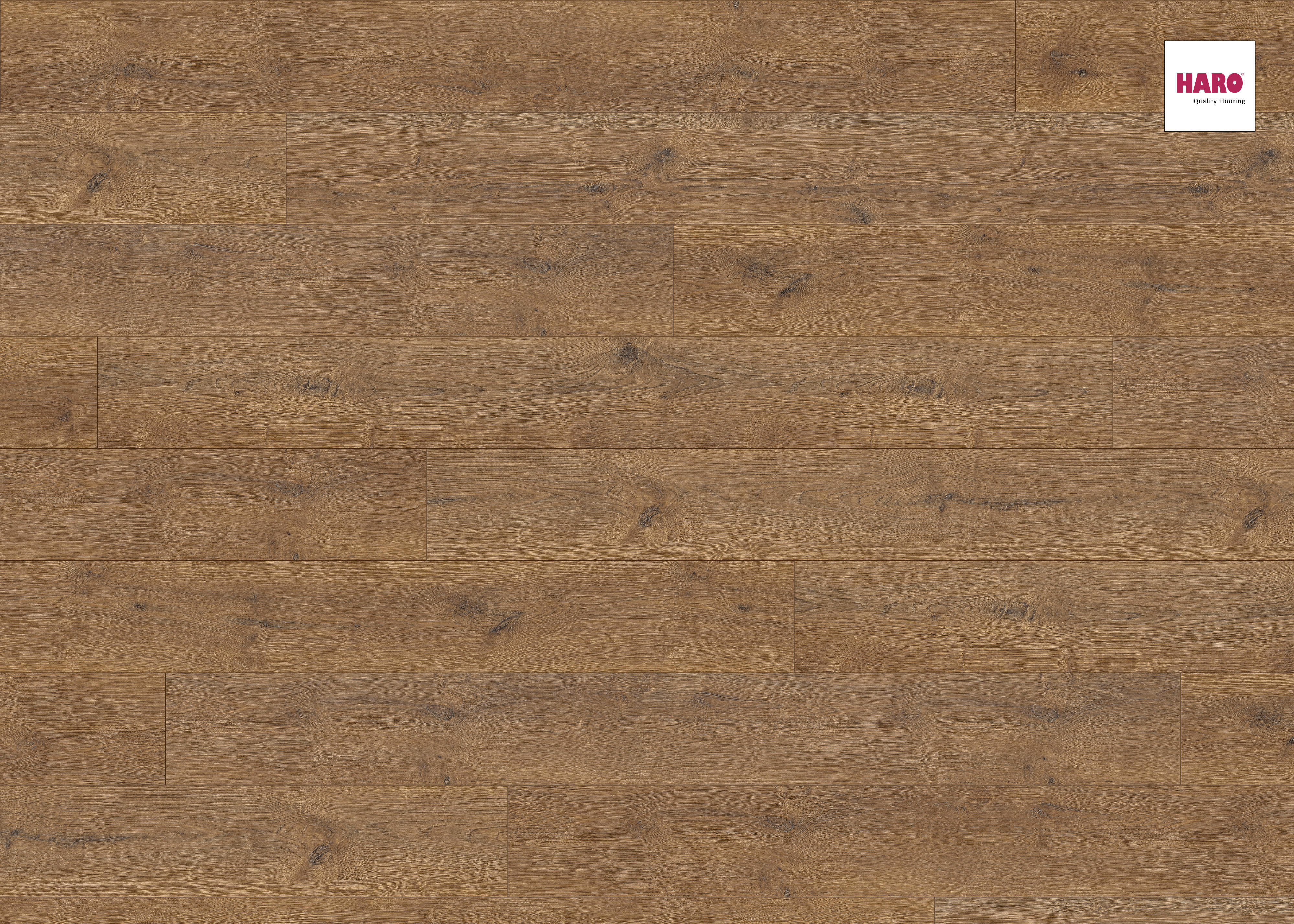 HARO Laminat Eiche Portland bernstein Landhausdiele | Tritty 100 Gran Via | 2.Wahl | 23,5 m²-4018427377199