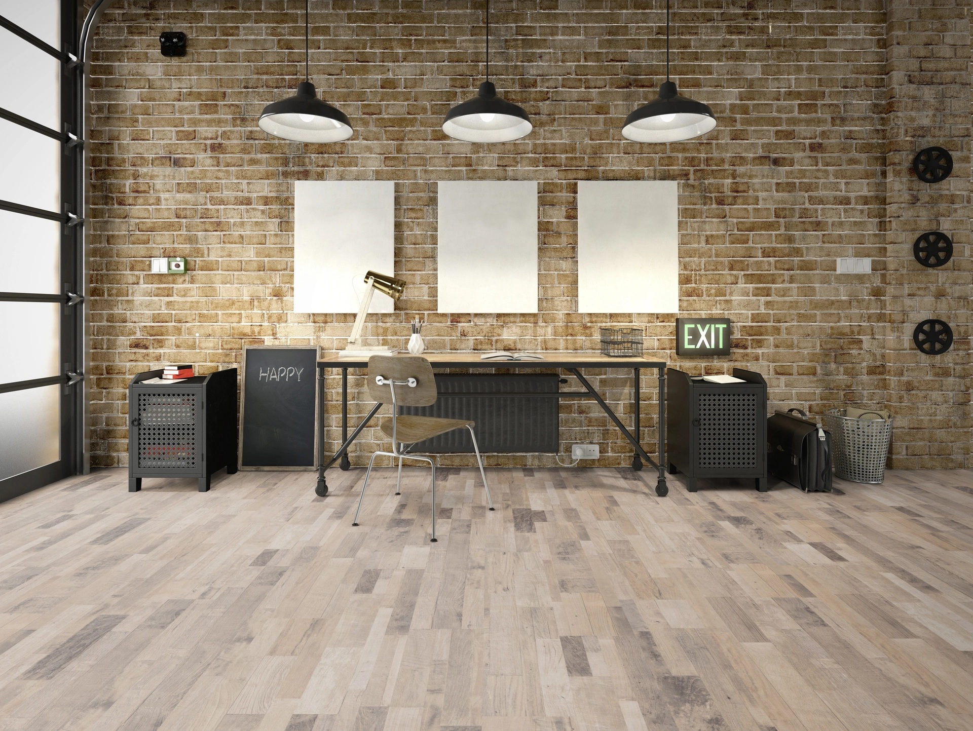 TER HÜRNE Laminat Eiche Ernesto Mehrstab linear-gebürstet | Friends | 23 m²-4012853171406