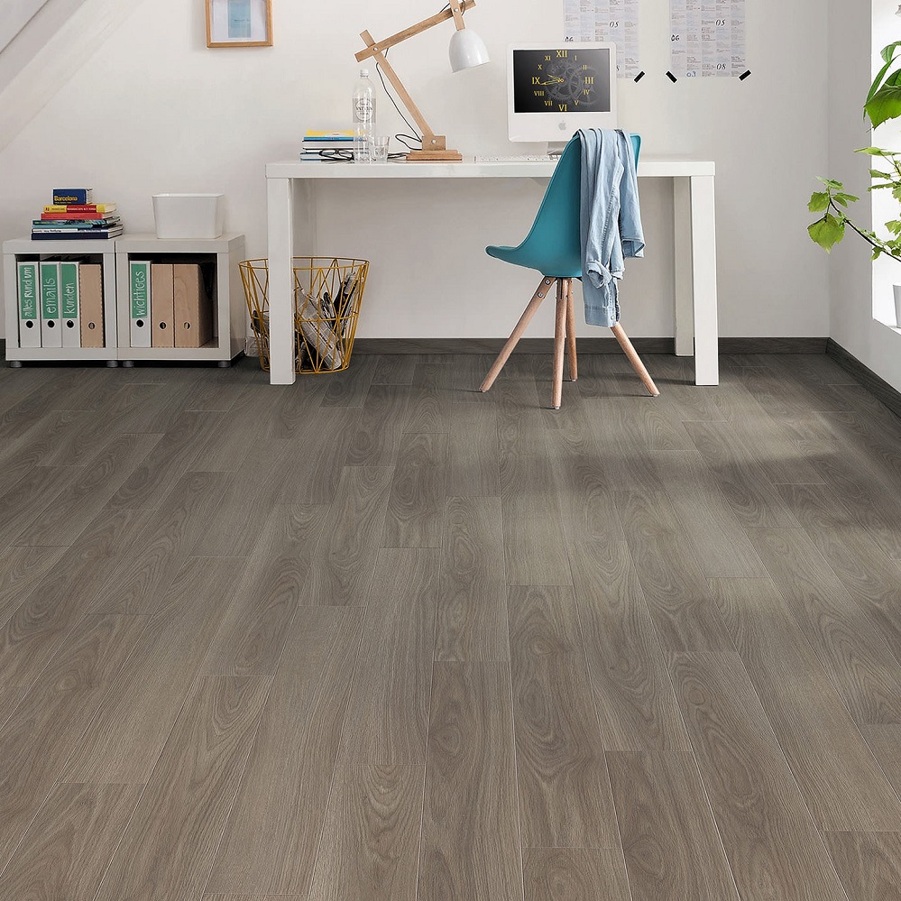 HARO Laminat Eiche antikgrau authentic Landhausdiele | Tritty 100 Loft | 9 m²-4018427400781