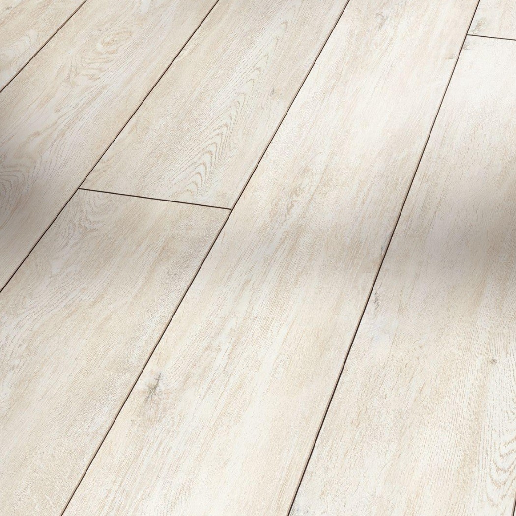 PARADOR Laminat Eiche Patina weiß Landhausdiele 4-seitige Mini-V-Fuge | Classic 1070-4014809170242
