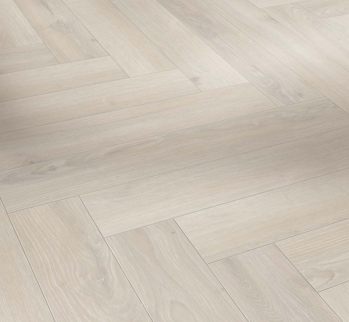 PARADOR Laminat Eiche Skyline weiß Naturmattstruktur 4-seitige V-Fuge | Trendtime 3 | 11 m²-4014809191346