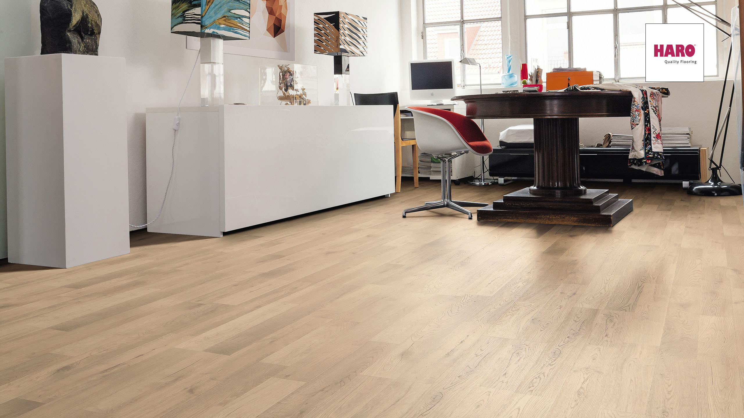 HARO Laminat Eiche Artico zimt 2Stab | Tritty 100 | 2.Wahl-4018427376956