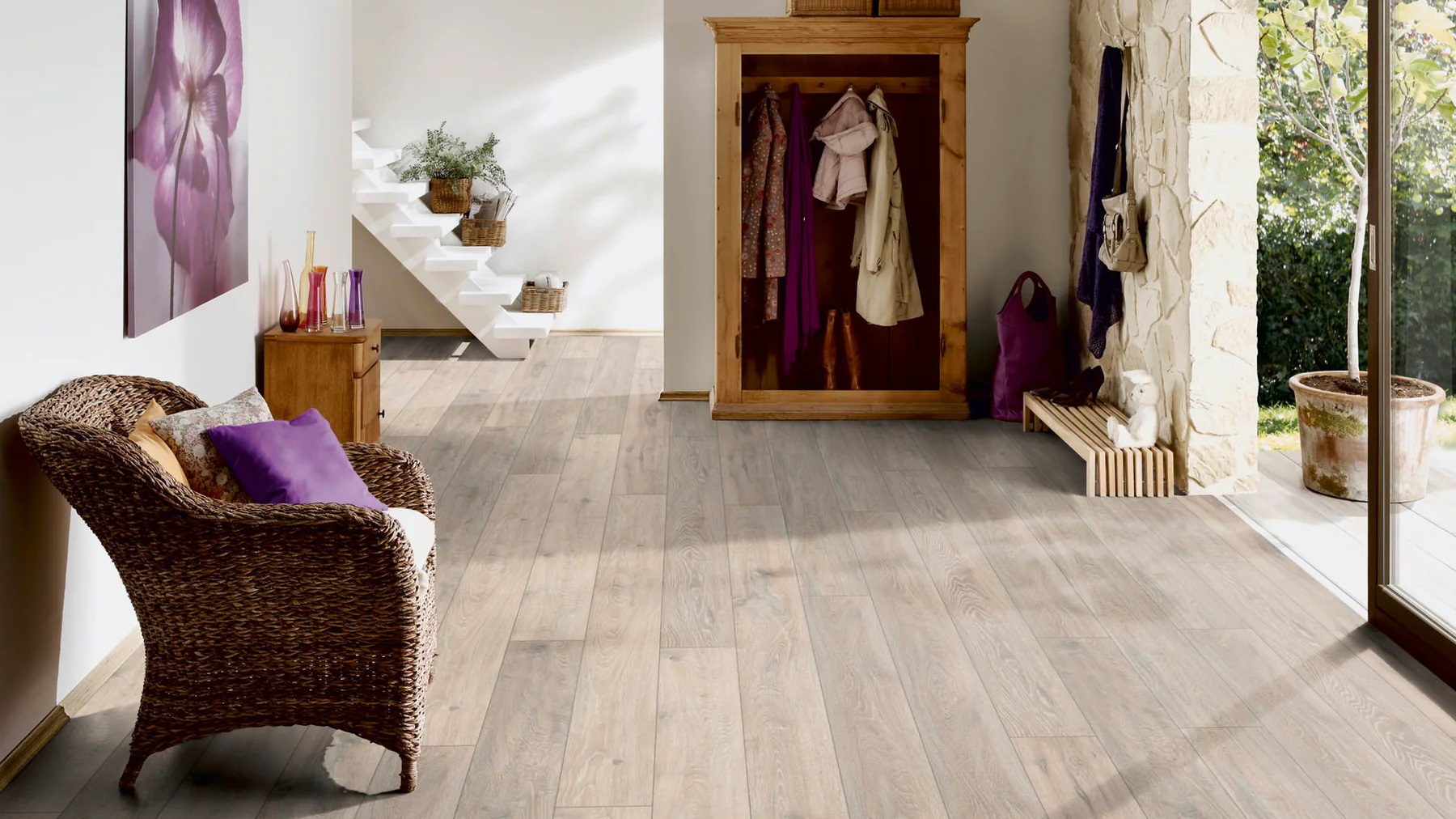 TER HÜRNE Laminat Eiche mondgrau Landhausdiele lang 4-seitige V-Fuge H01 | Grand Line-4012853095054 TER HÜRNE Laminat Eiche mondgrau Landhausdiele lang 4-seitige V-Fuge H01 | Grand Line-4012853095054