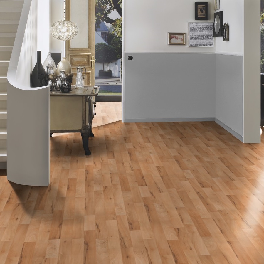 TER HÜRNE Laminat Buche pfirsichbeige Schiffsboden 3-Stab | Vitality Line | 26 m²-4012853049101