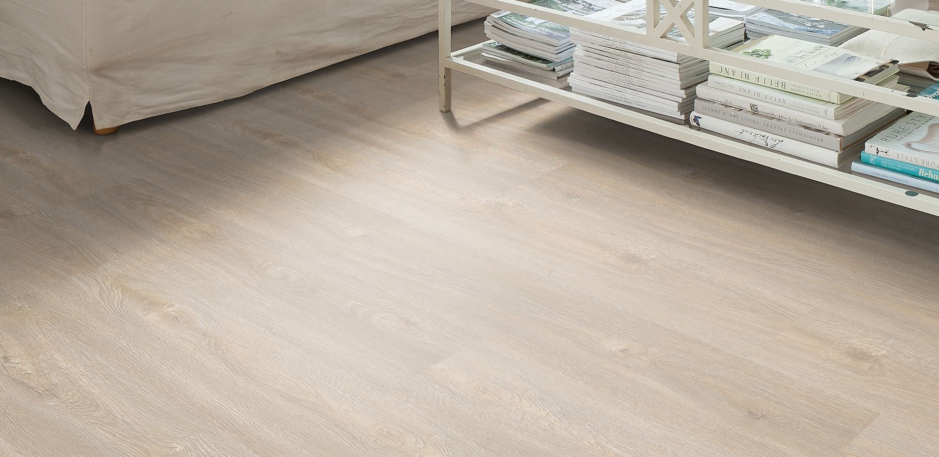 HARO Designboden Kalkeiche hell Landhausdiele 4-seitige V-Fase | Living | 16 m²-4018427386375