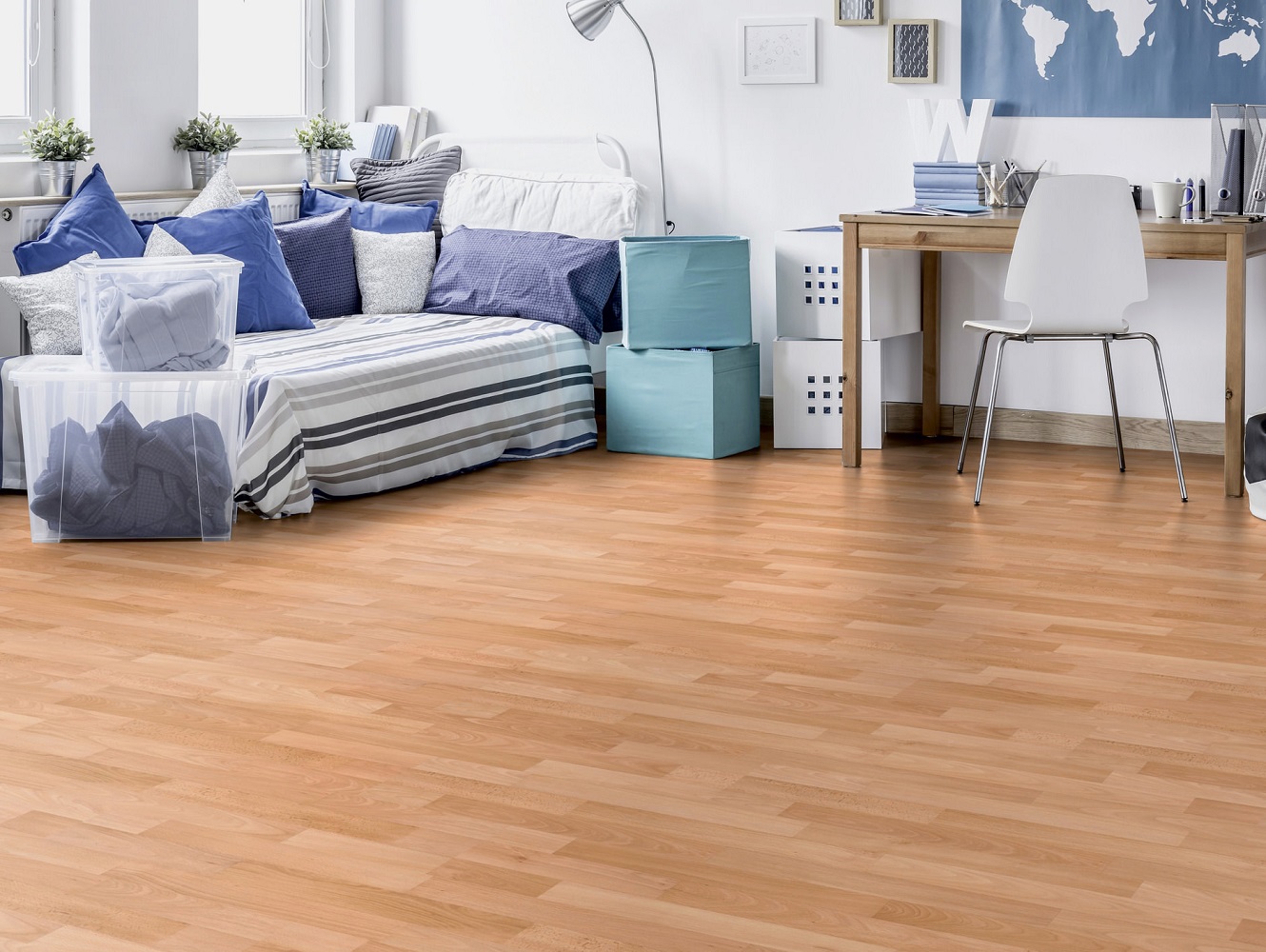 TER HÜRNE Laminat Buche no. 730 Schiffsboden 3-Stab | base.59-4012853148521