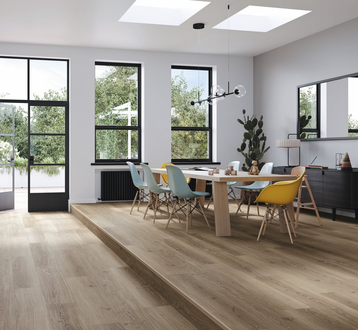 PARADOR Laminat Eiche Studioline macchiato Landhausdiele 4-seitige V-Fuge | Basic 600 XS-4014809265313