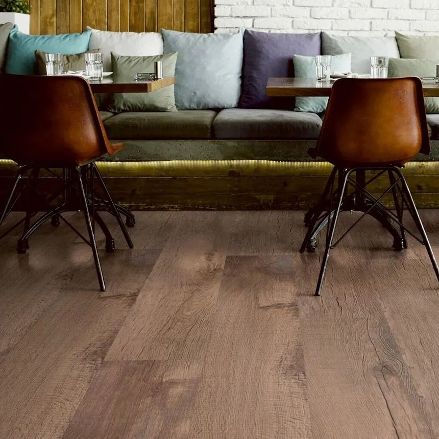 TER HÜRNE Design-Vinylboden Eiche Salvador sägerau-gebürstet Lange Landhausdiele | Grand Choice Comfort