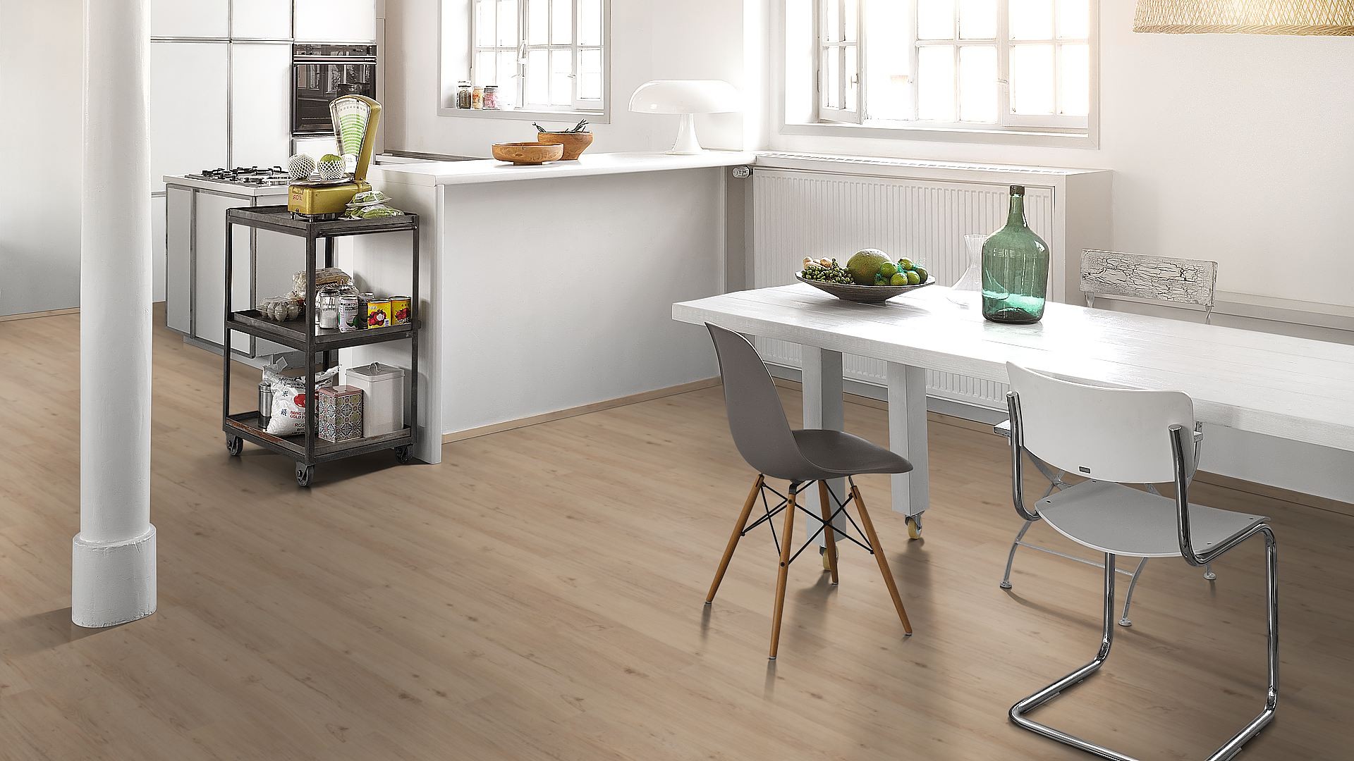 PARADOR Vinylboden Eiche geschliffen Landhausdiele Holzstruktur | Classic 2030 | 2. Wahl | 9 m²-4014809145042