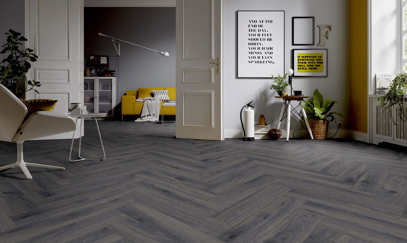 TER HÜRNE Laminat Eiche Penthouse 4-seitige V-Fuge Y04 | Herringbone Edition-4012853162329