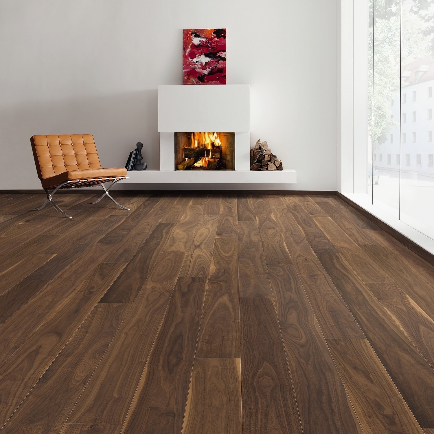 PARADOR Parkett Nussbaum Landhausdiele geölt 4-seitige Fase | Sonderedition | 20 m²-#