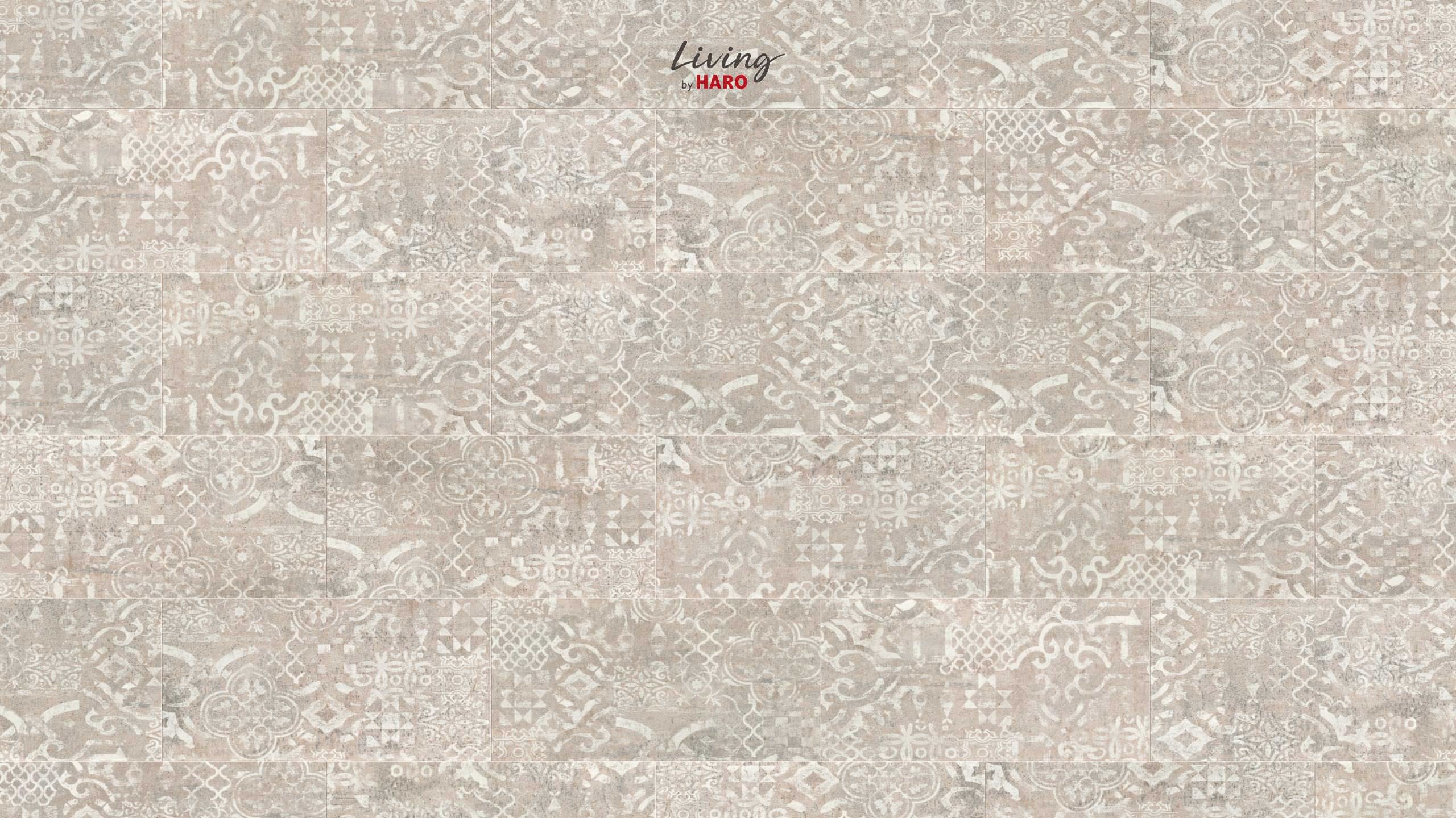 HARO Designboden Azulejo Crema | DISANO LifeAqua Piazza 4V | 2. Wahl | 12 m²-4018427498726