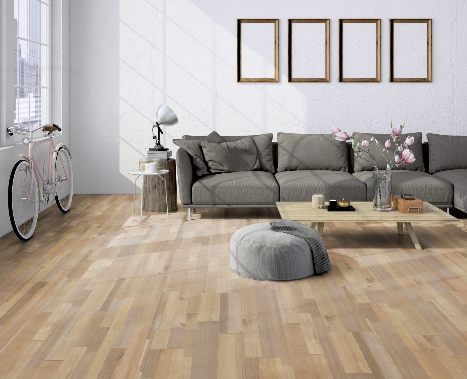TER HÜRNE Design-Vinylboden Eiche Malmedy beige Mehrstab G07 | Bright Choice Compact-4012853128578