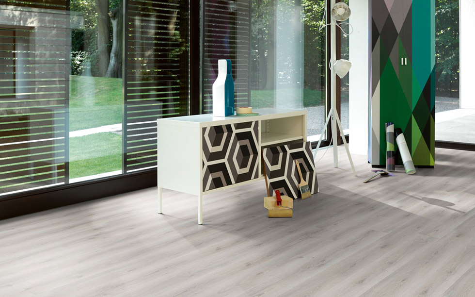 PARADOR Vinylboden Eiche Askada weiß Landhausdiele Holzstruktur 4-seitige Fase | Eco Balance PUR-4014809192114