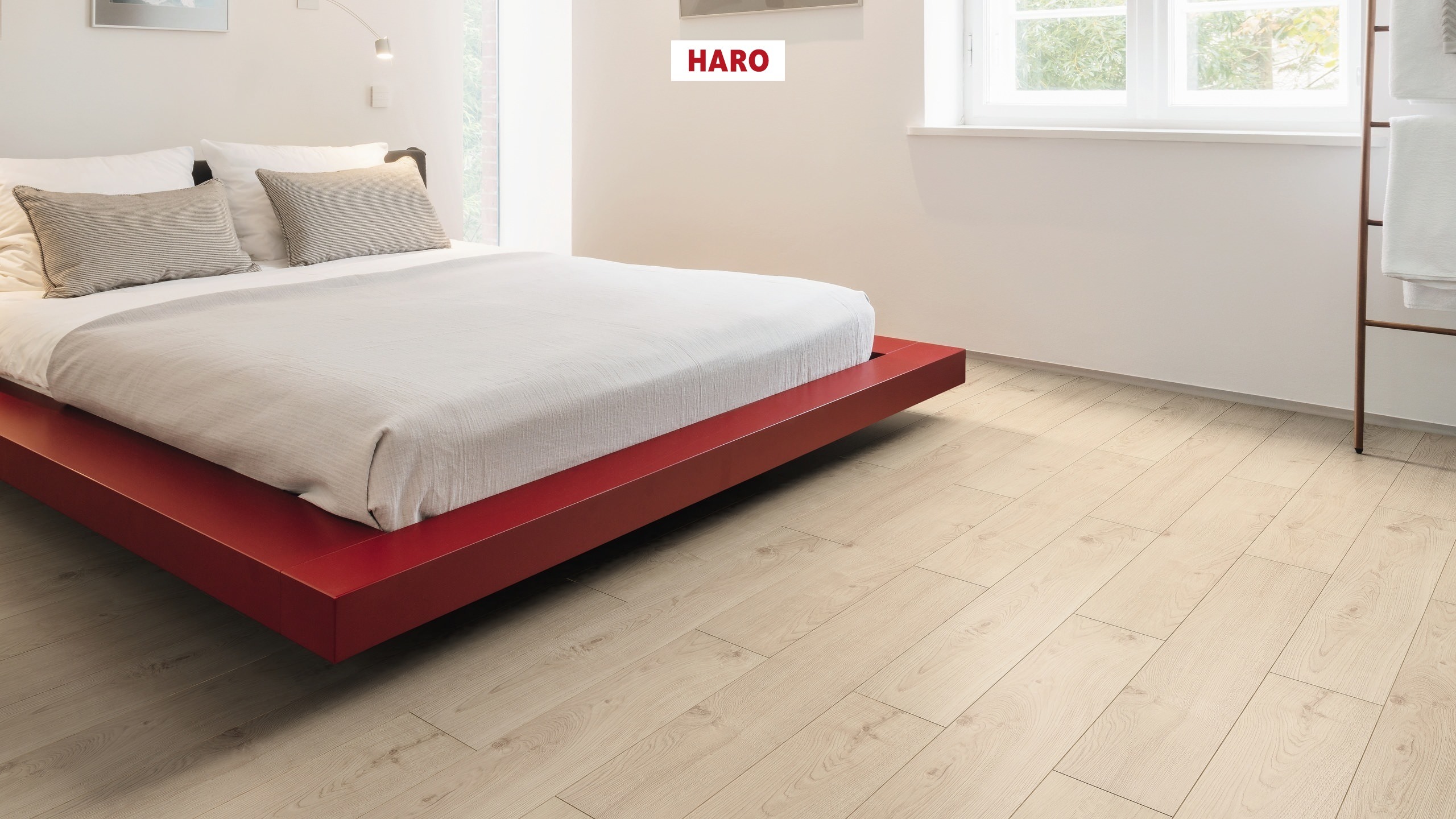 HARO Korkboden Arteo XL 4V Eiche Portland weiß permaDur | Corkett-4018427427269
