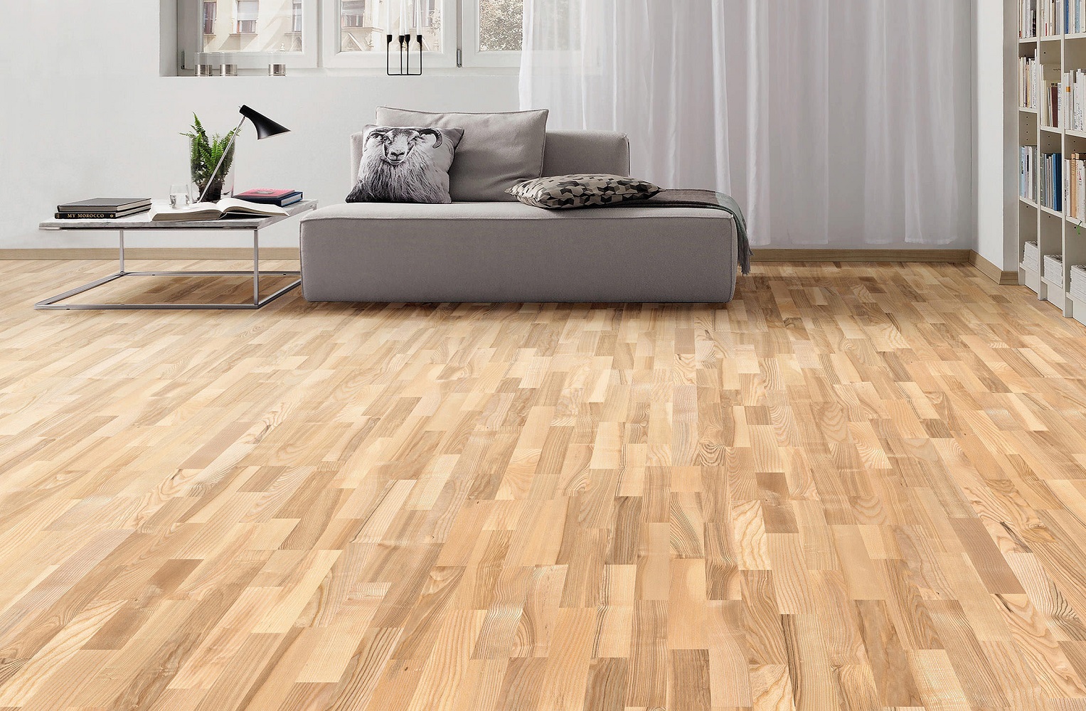 PARADOR Parkett Esche Living Schiffsboden 3-Stab lackversiegelt matt | Sonderedition | 8 m²-#