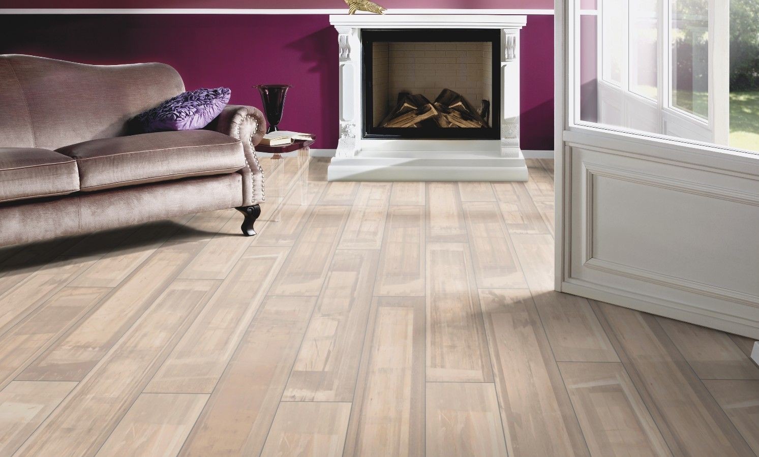 TER HÜRNE Laminat Eibe aquarellbeige Landhausdiele 4-seitige V-Fuge | Breeze Line | 18,5 m²-4012853083716