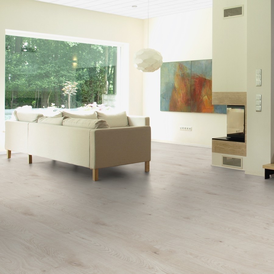 TER HÜRNE Vinylboden Eiche Trondheim weiß Lange Landhausdiele A01a | Pure Choice | 38 m²-4012853119620