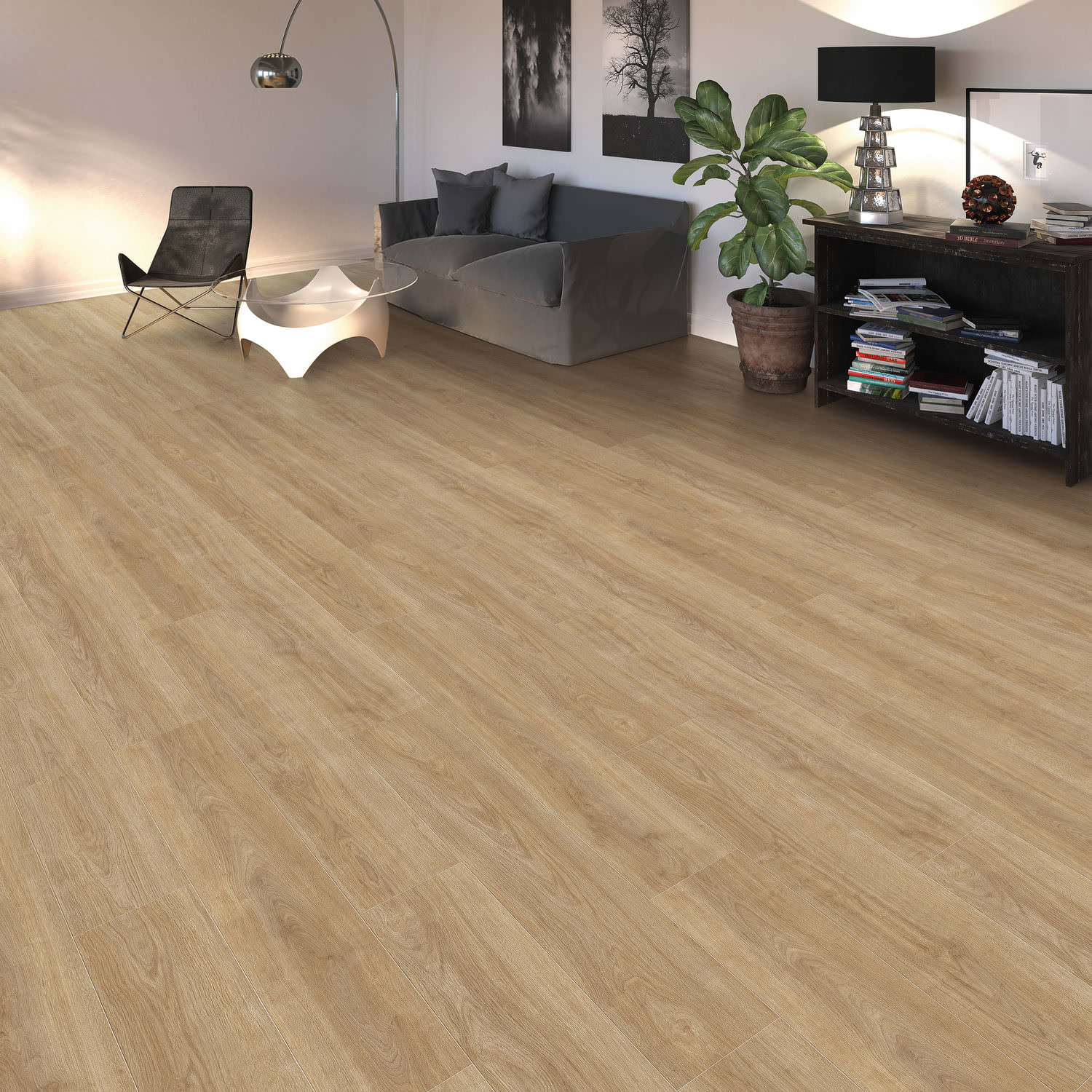 HARO Laminat Eiche Eleganza puro authentic Landhausdiele 4V | Tritty 200 Aqua  | 2.Wahl-4018427475987
