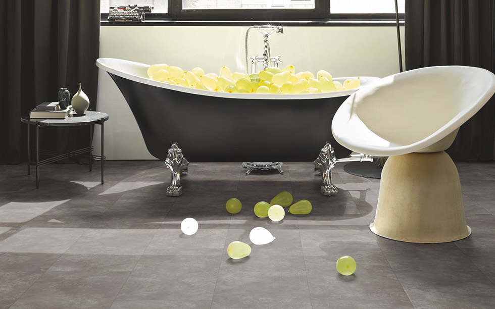 PARADOR Designboden Beton Ornament dunkelgrau Steinstruktur 4-seitige Fase | Modular ONE | 24 m²-4014809226758
