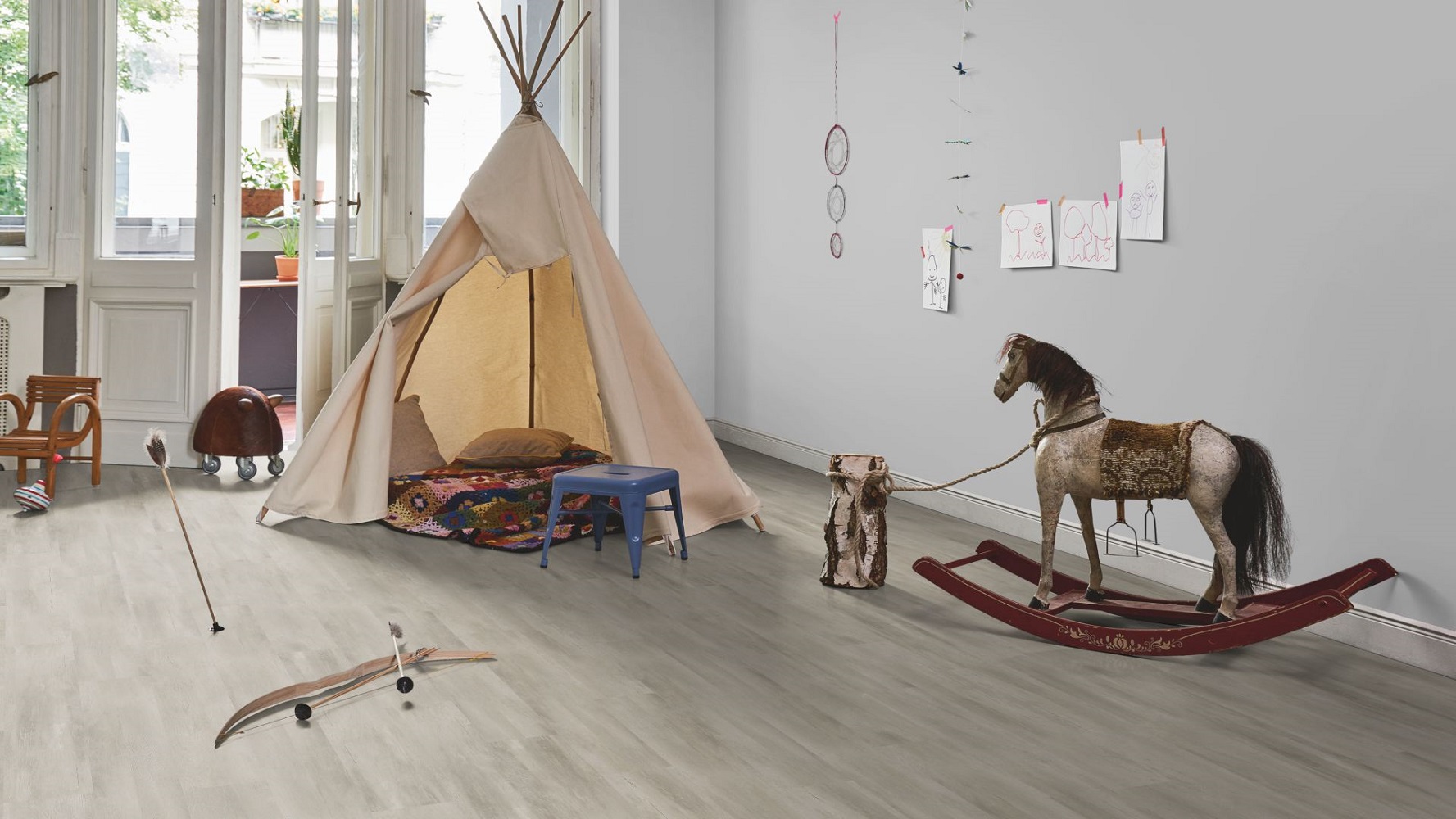 PARADOR Designboden Fusion grey Holzstruktur Landhausdiele 4-seitige Fase | Modular ONE-4014809192299