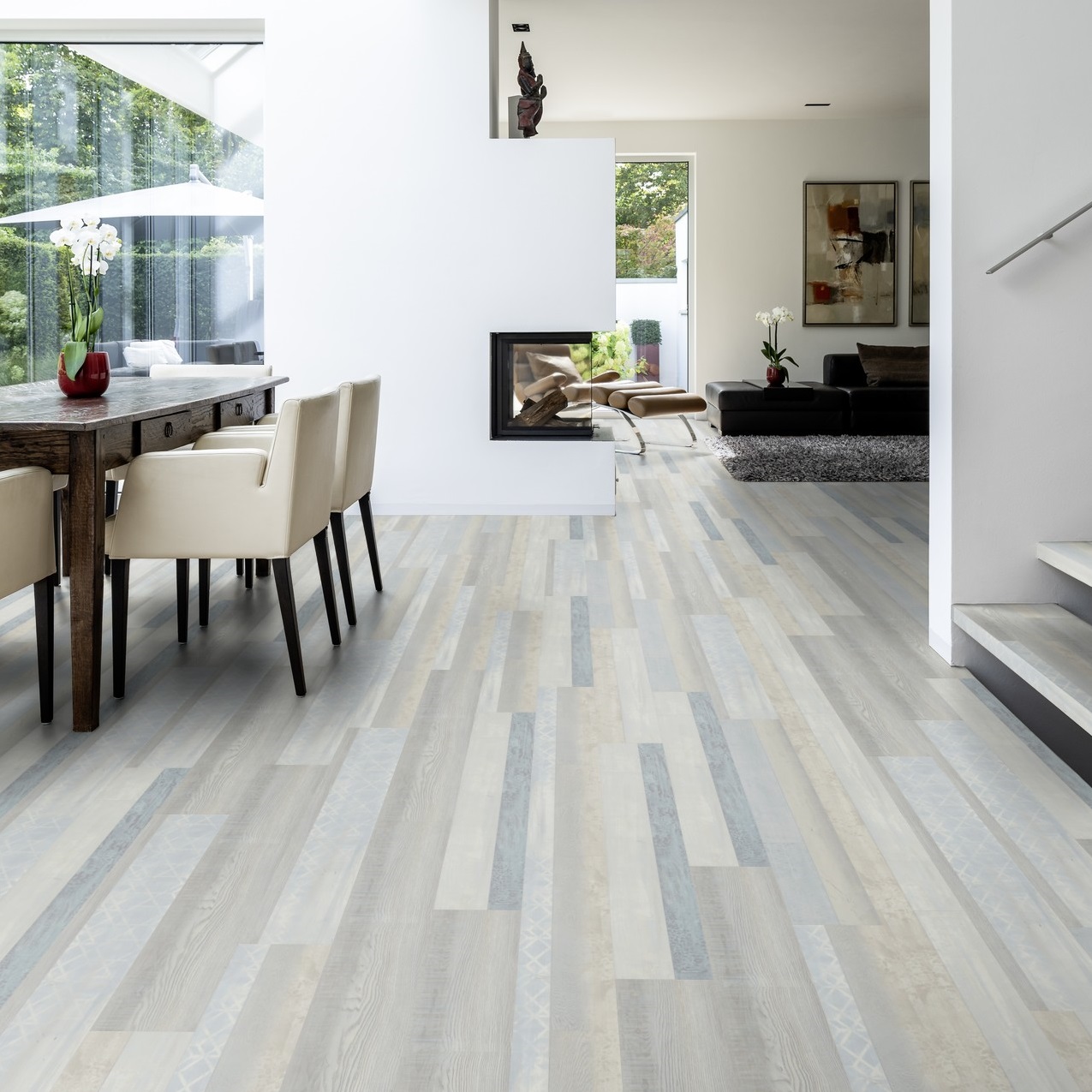 TER HÜRNE Design-Vinylboden Eiche Vancouver grau Mehrstab F06 | Pure Choice Comfort-4012853129988