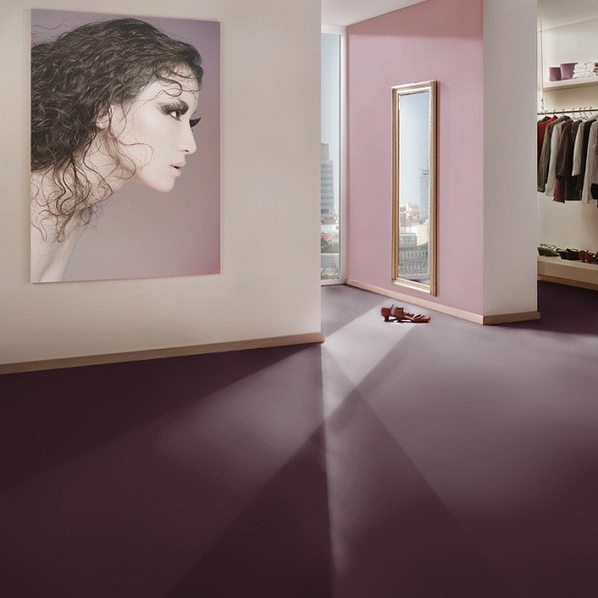 TER HÜRNE Laminat Farbdesign Aubergine hochglänzend | Avatara Floor | 18 m²-4012853079450 TER HÜRNE Laminat Farbdesign Aubergine hochglänzend | Avatara Floor | 18 m²-4012853079450