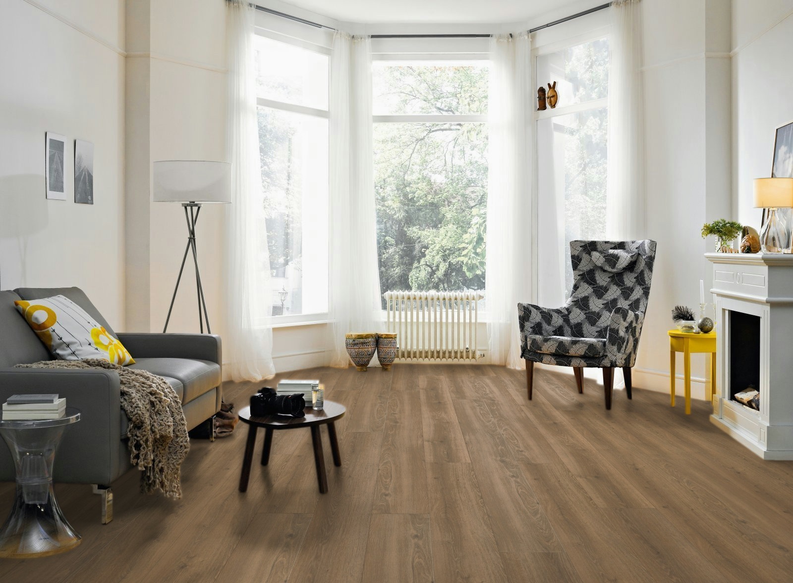 HARO Laminat Eiche Flavia geräuchert authentic Landhausdiele 4V | Tritty 100 Gran Via-4018427512170