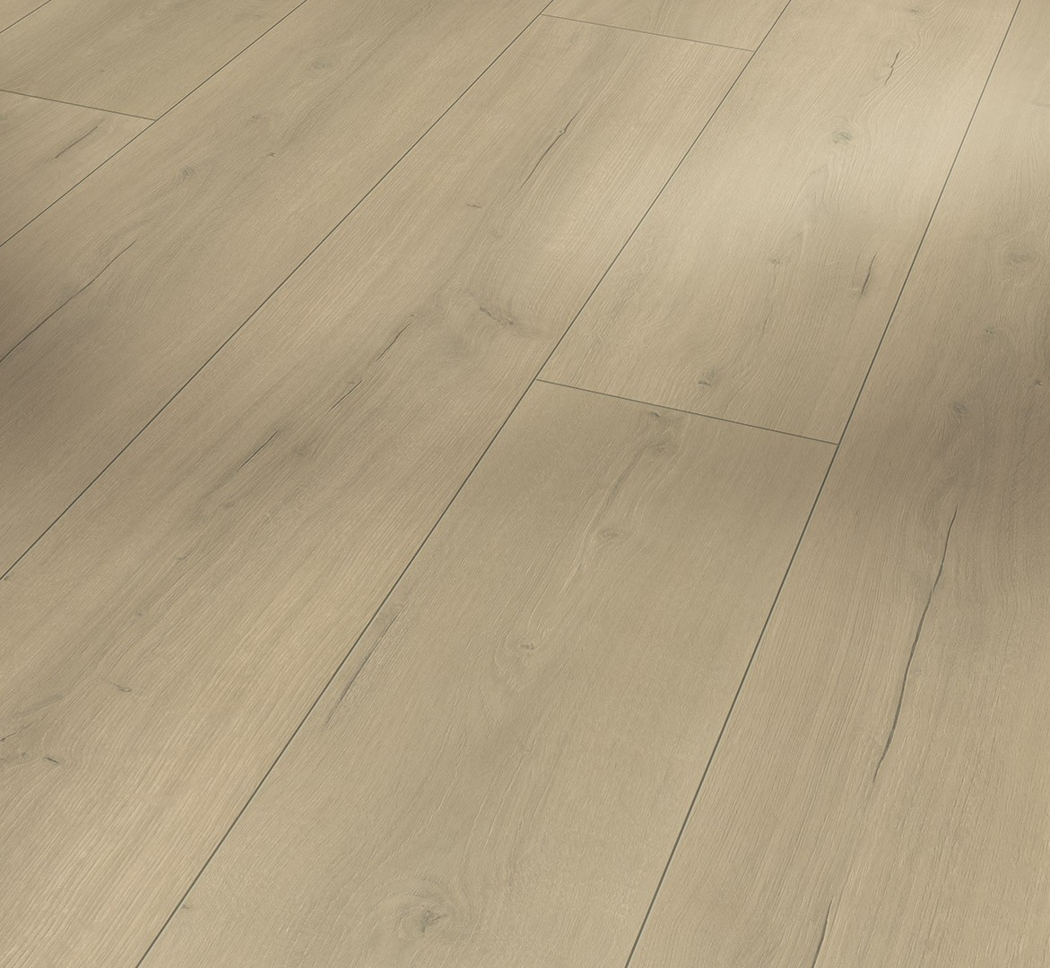 PARADOR Laminat Eiche Loft natur Lebhafte Struktur Schlossdiele 4-seitige V-Fuge | Trendtime 6