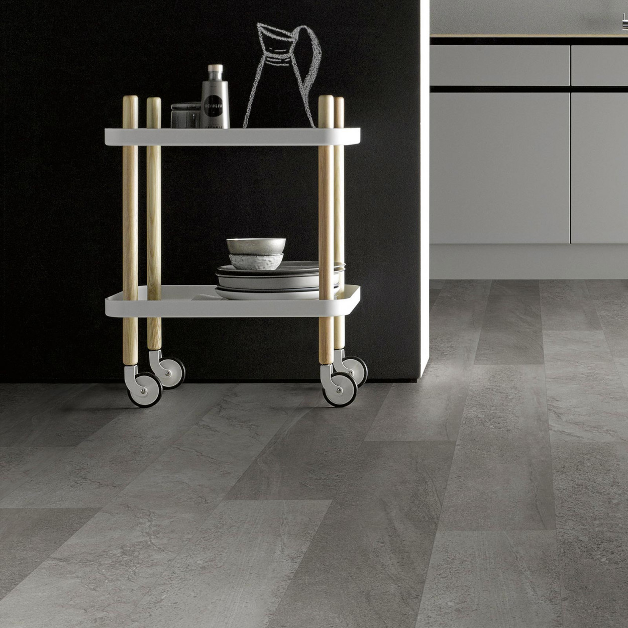 TER HÜRNE Design-Vinylboden Stein Medina grau J08 | Pure Choice Comfort-4012853129957