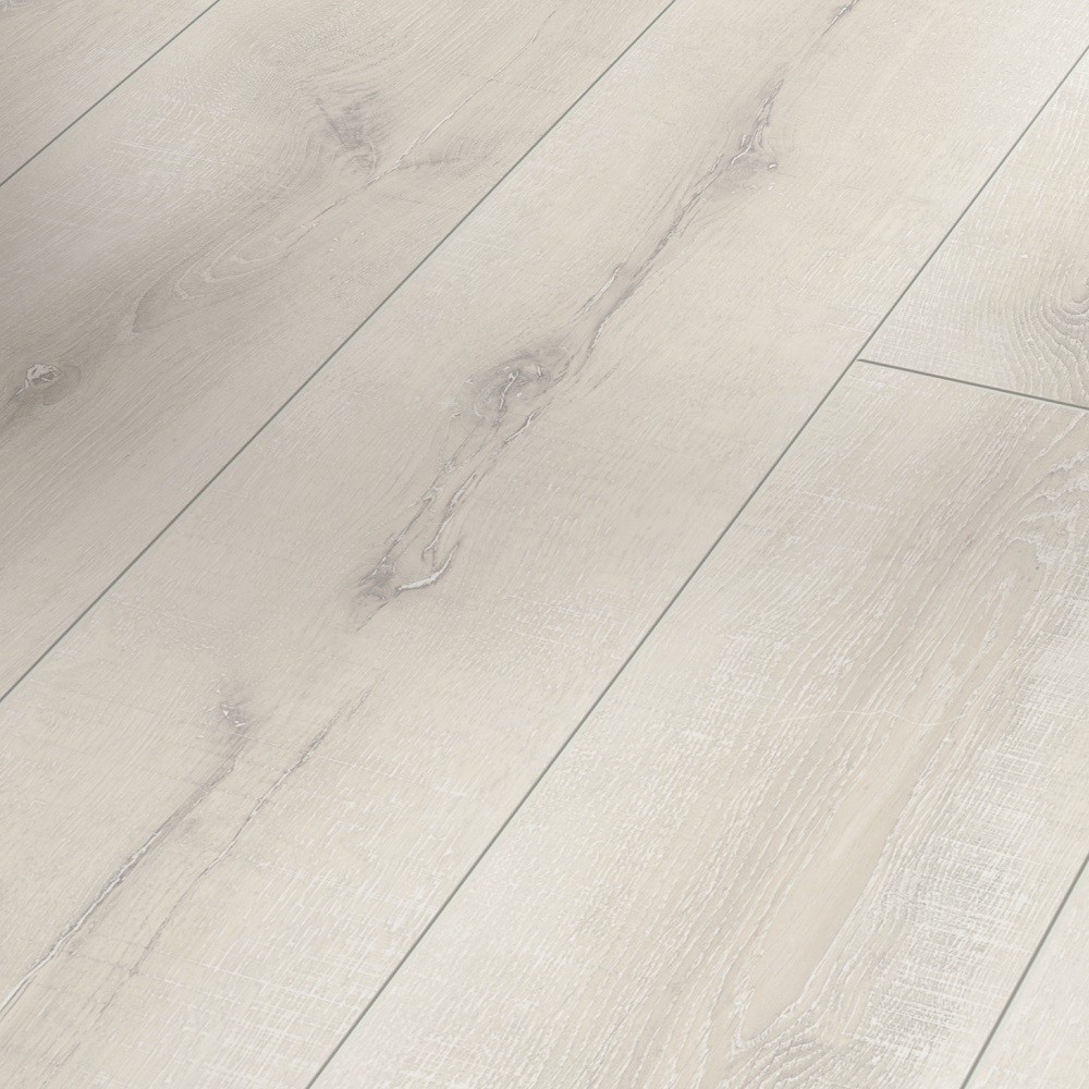 PARADOR Laminat Eiche Vintage weiß Landhausdiele 4-seitige Mini-V-Fuge | Basic 400 | 11 m²-4014809184232