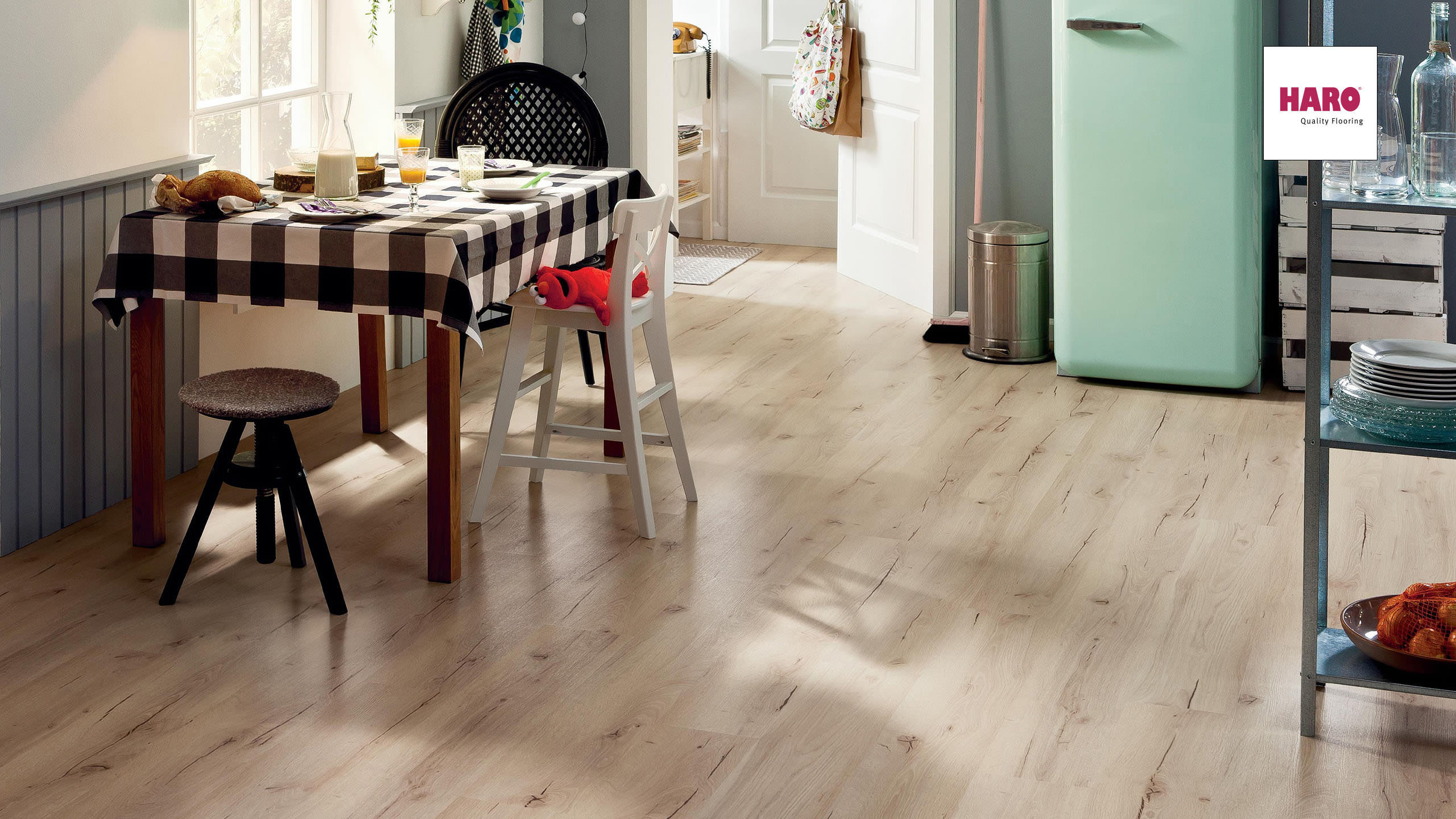 HARO Laminat Gletschereiche strukturiert Landhausdiele | Sonderedition | 15 m²-4018427309954
