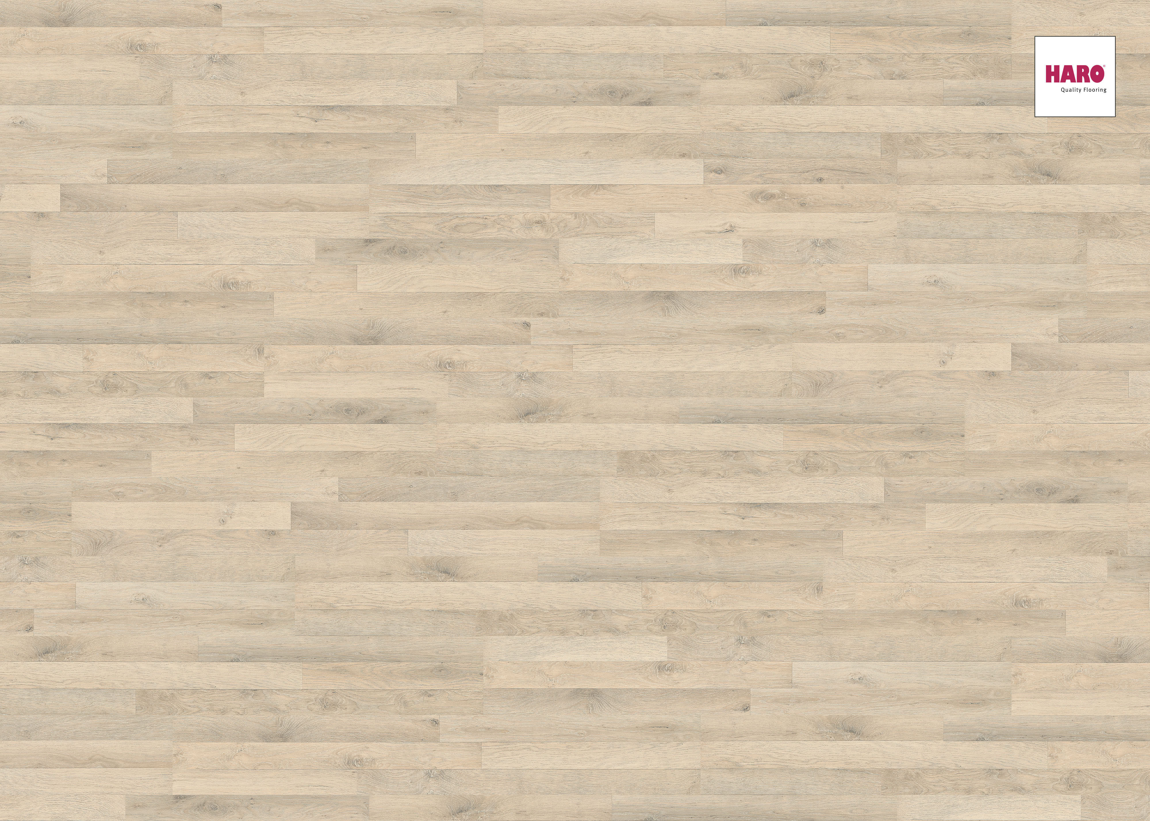 HARO Laminat Samteiche grau strukturiert matt Schiffsboden 3-Stab | Sonderedition | 19 m²-4018427386597