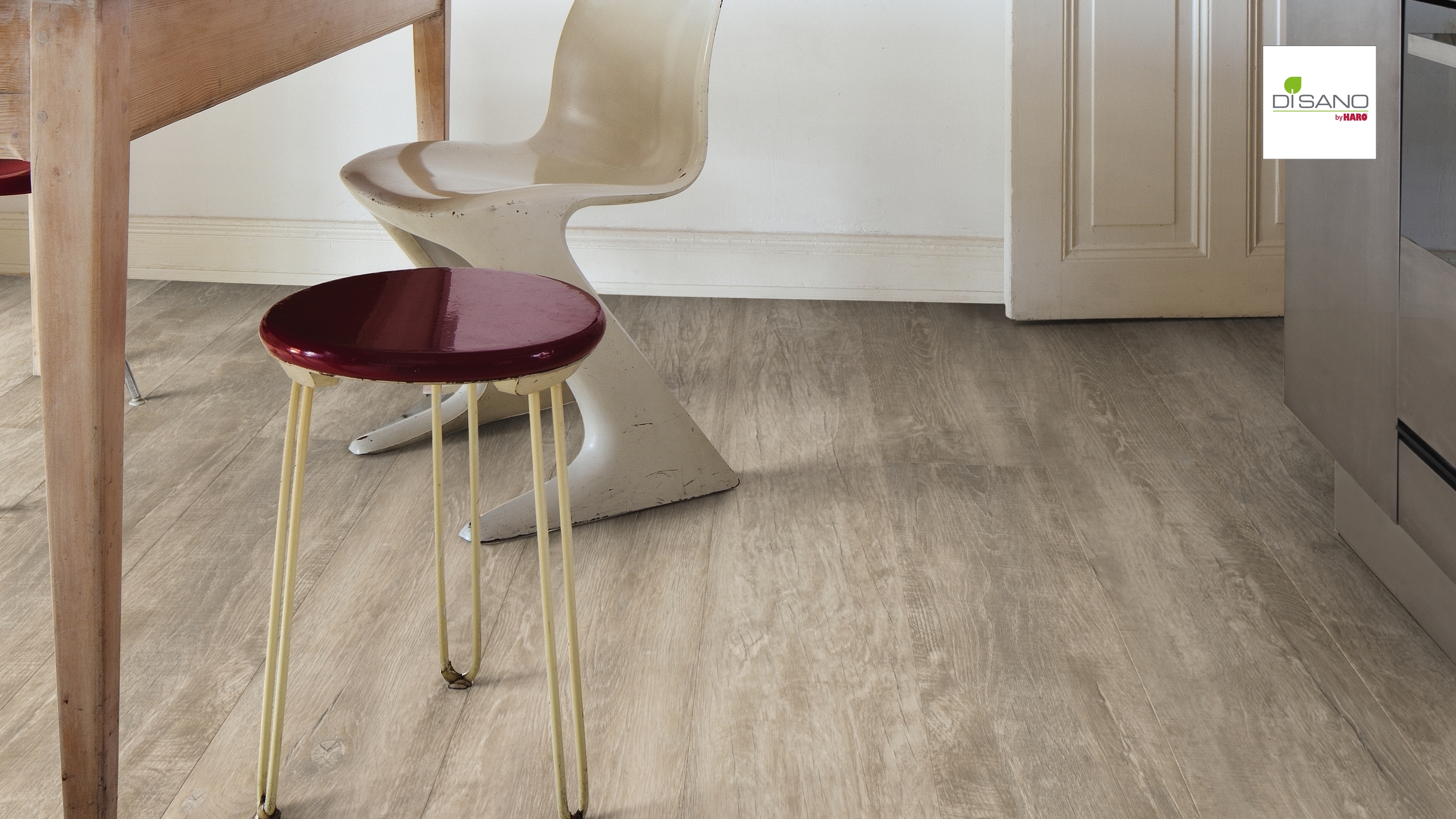 HARO Designboden Antikeiche creme Landhausdiele 4VM | DISANO SmartAqua | 2. Wahl | 20 m²-4018427433369 guenstig bei bodenverkauf.de kaufen HARO Designboden Antikeiche creme Landhausdiele 4VM | DISANO SmartAqua | 2. Wahl | 20 m²-4018427433369