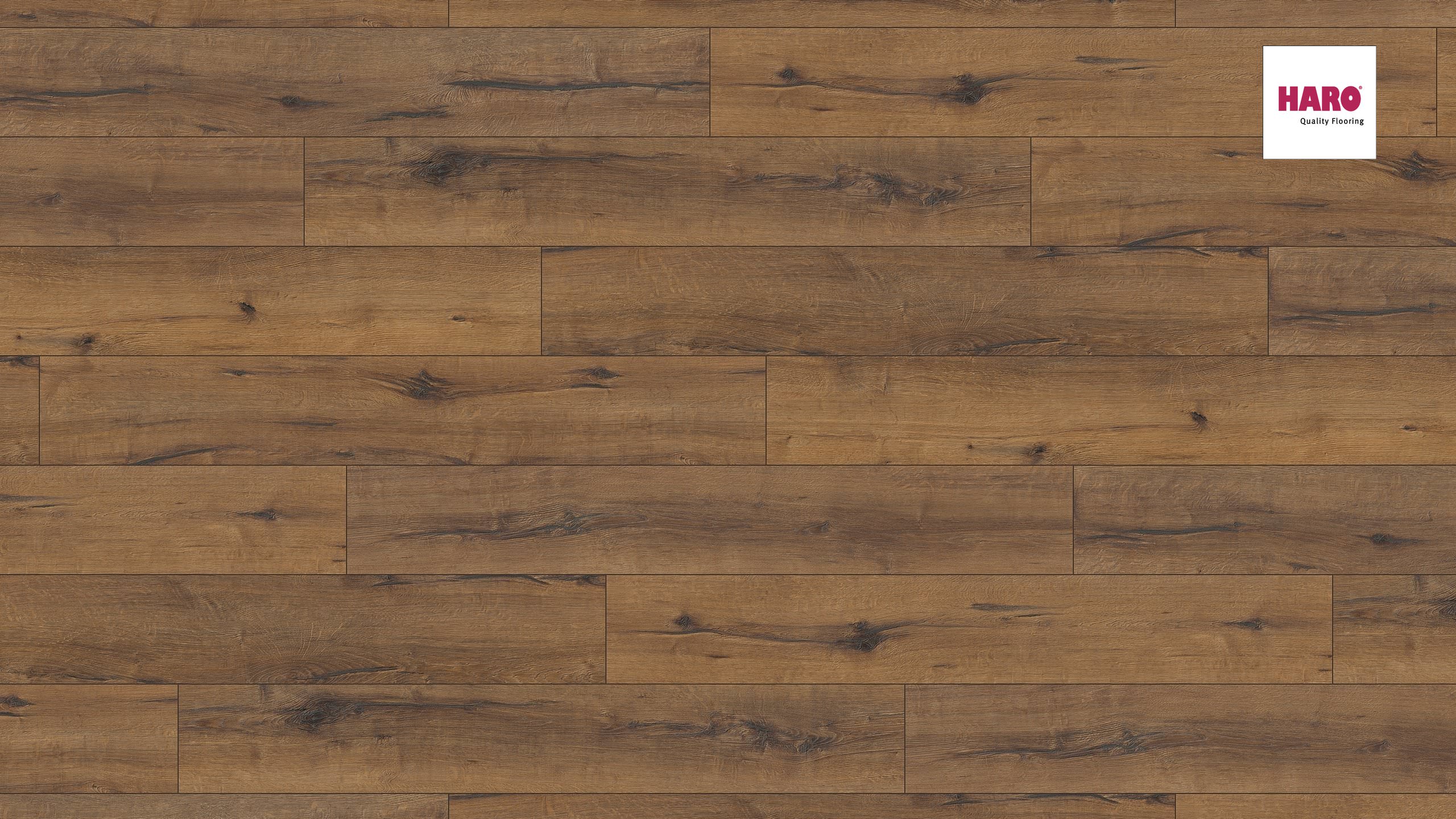 HARO Laminat Eiche italica geräuchert Landhausdiele 4V | Tritty 90 | 2.Wahl | 17,5 m²-4018427349769
