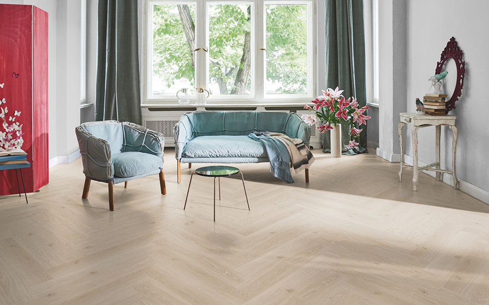 PARADOR Laminat Eiche Studioline geschliffen V-Fuge | Trendtime 3 | 2. Wahl | 23 m²-4014809191339