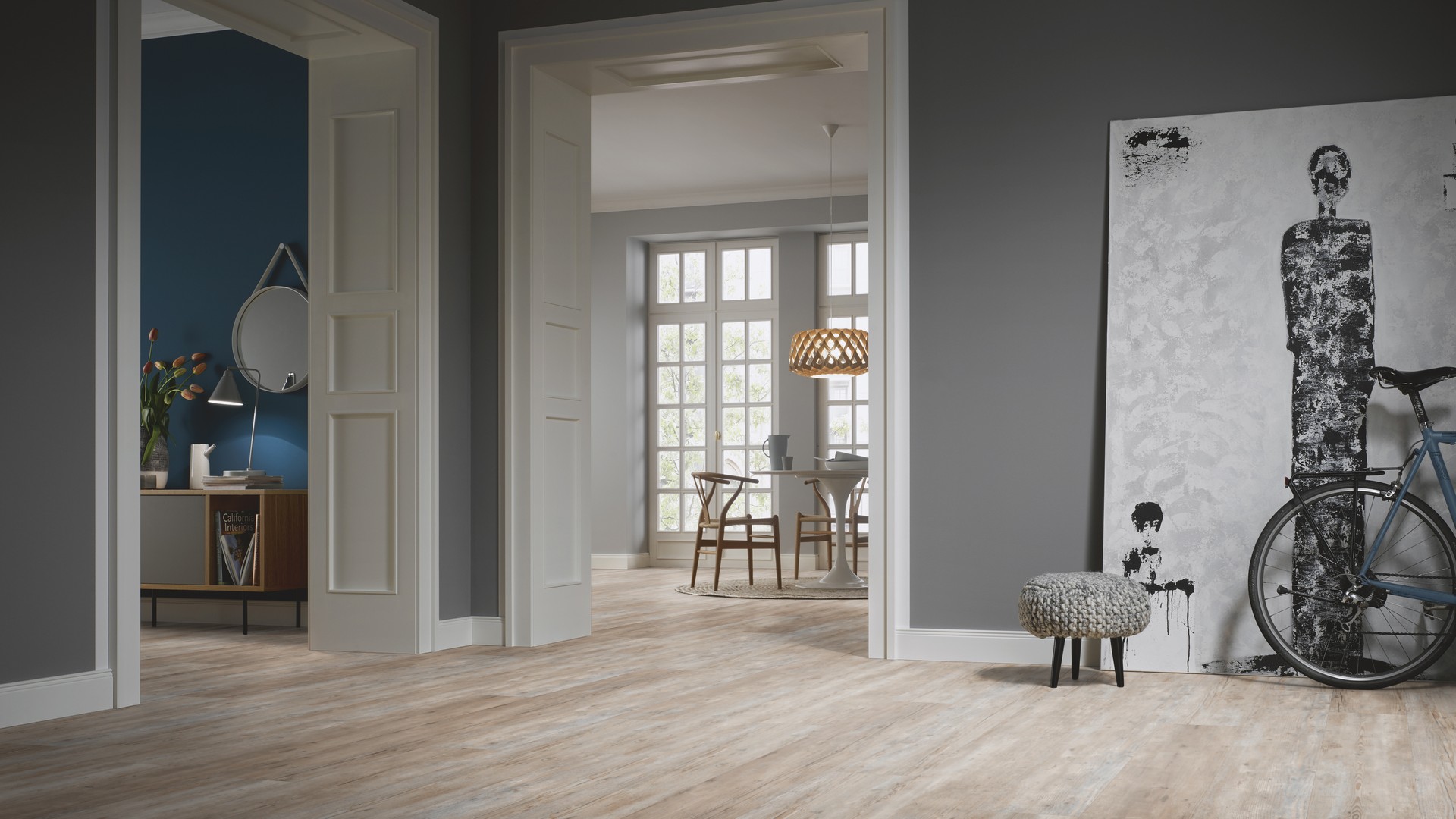 TER HÜRNE Design-Vinylboden Pinie Lagos tief-gebürstet Lange Landhausdiele | Grand Choice Comfort-4012853152825
